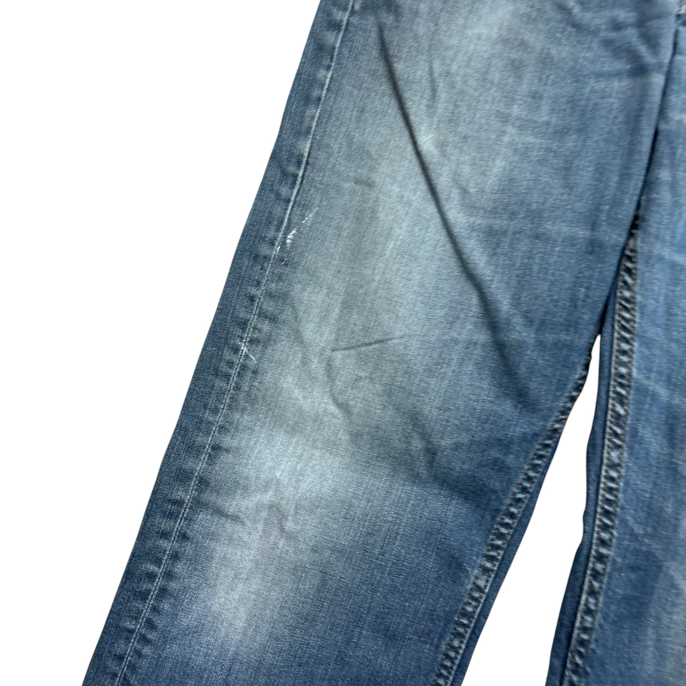 Levis 559 Jeans W33 L30 Mens Blue Relaxed Straight Fit Stretch Denim (F)