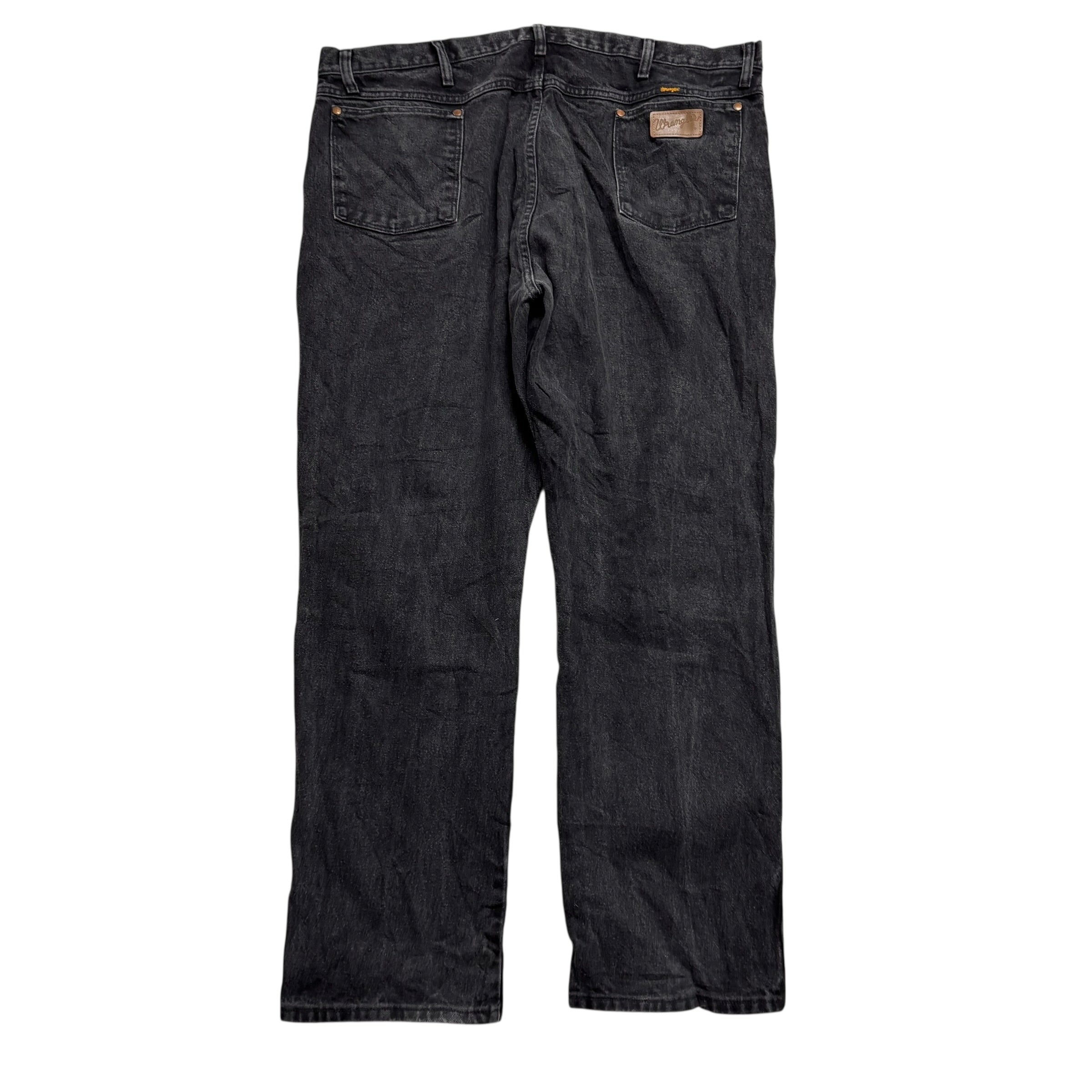 Wrangler Jeans Cowboy Cut W44 L32 Mens Black 13MWZ Original Fit Denim