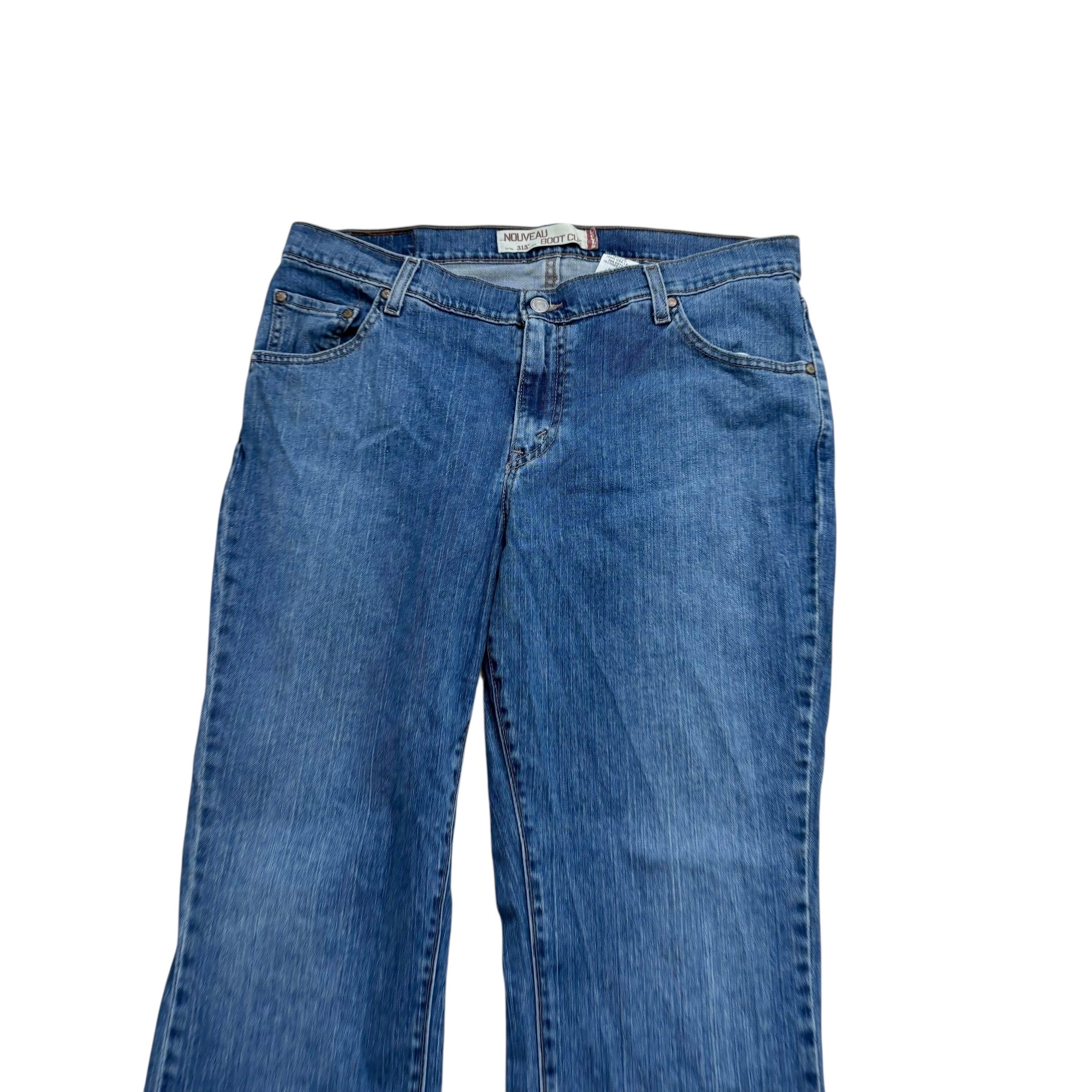 Levis 515 Jeans W36 L32 Womens Bootcut Mid Blue Stretch Y2K Vintage