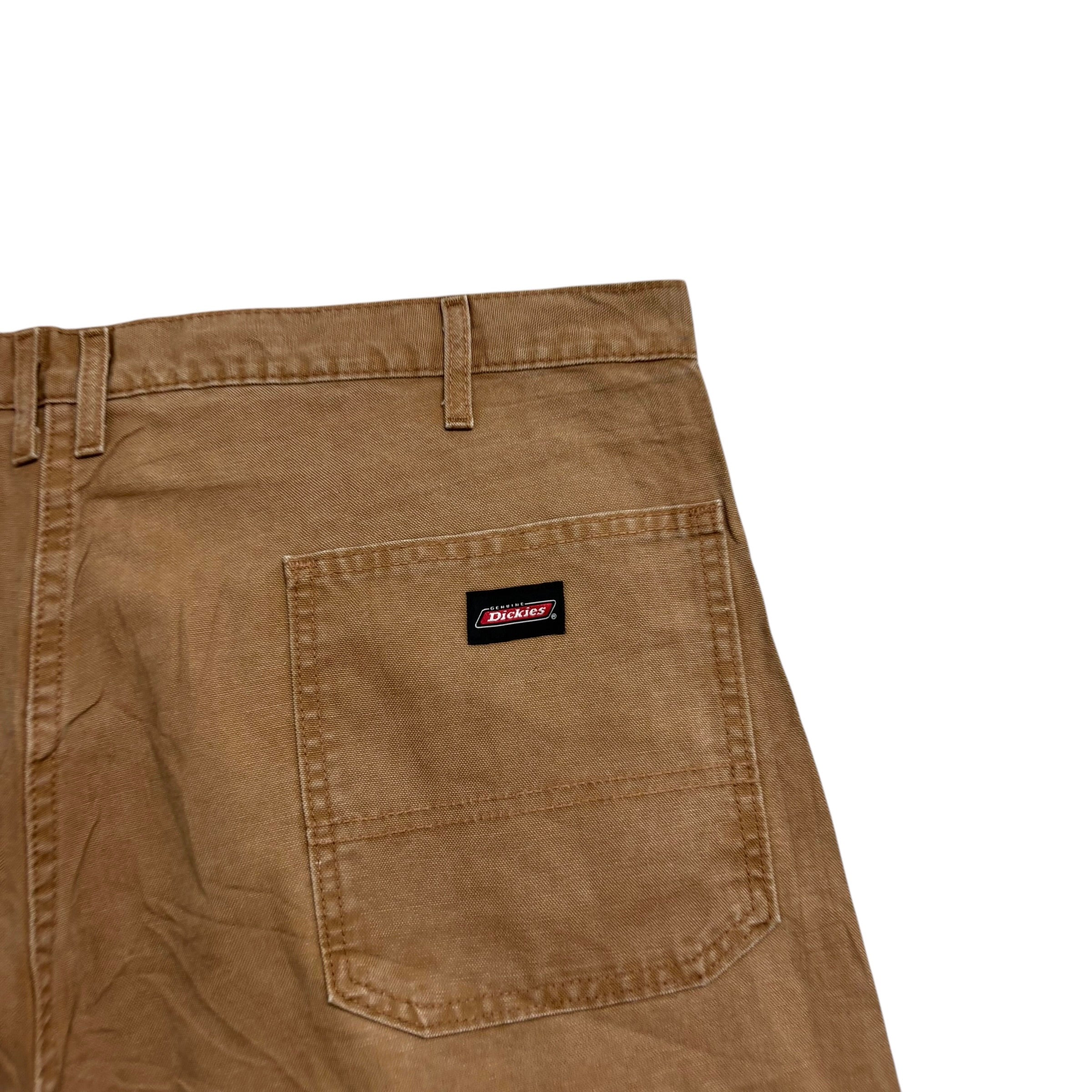 Dickies Carpenter Pants W42 L27 Mens Tan Relaxed Straight Fit Trousers Jeans