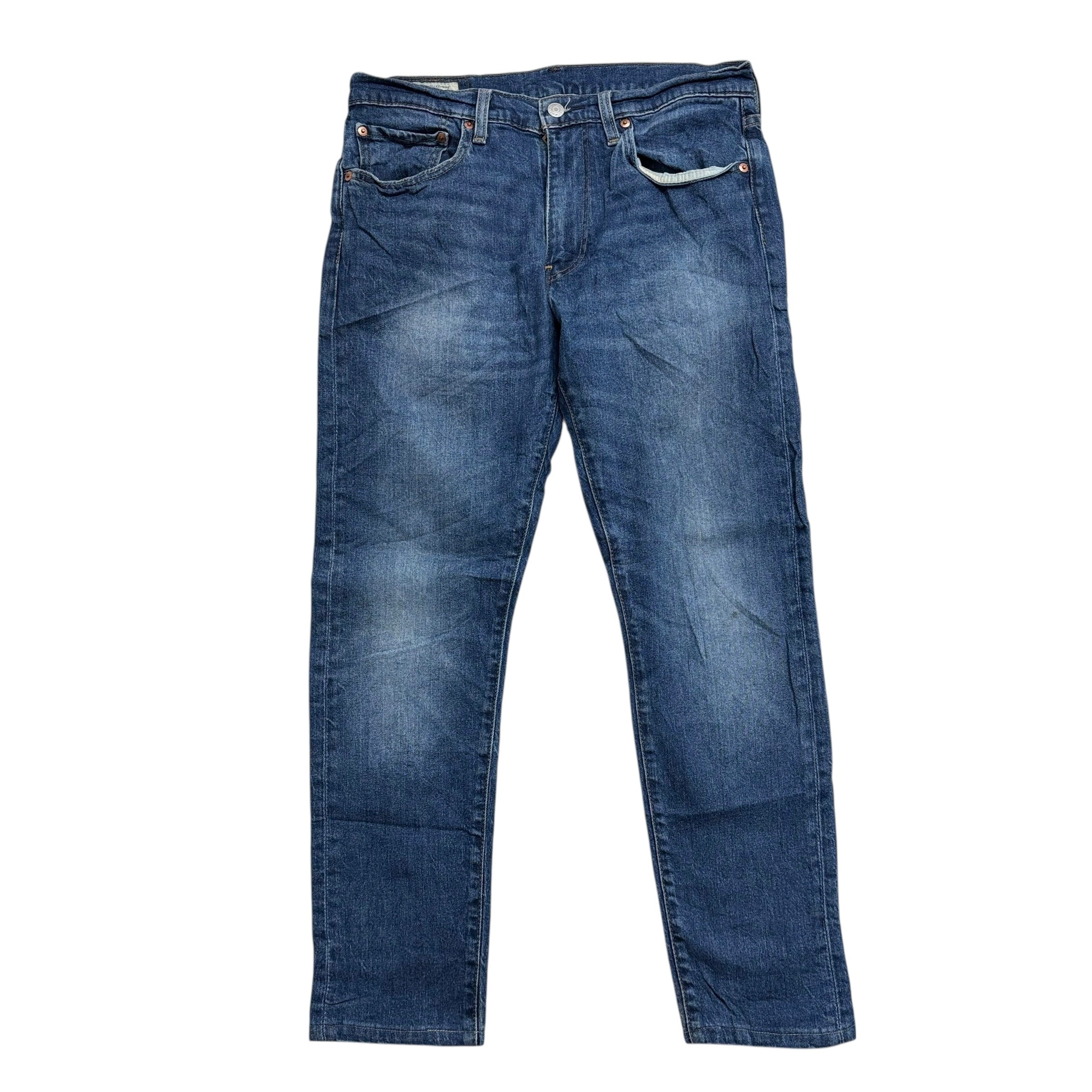 Levis 512 Jeans W32 L27 Mens Mid Blue Slim Tapered Fit Stretch Denim