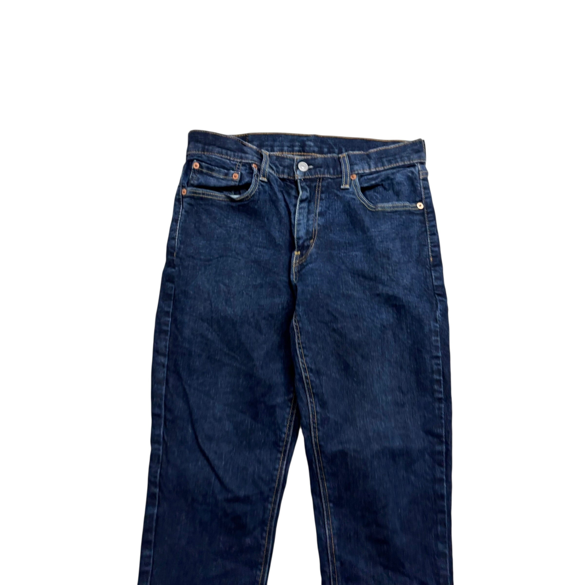 Levis 531 Jeans W32 L30 Mens Dark Blue Athletic Slim Fit Stretch Denim (E)