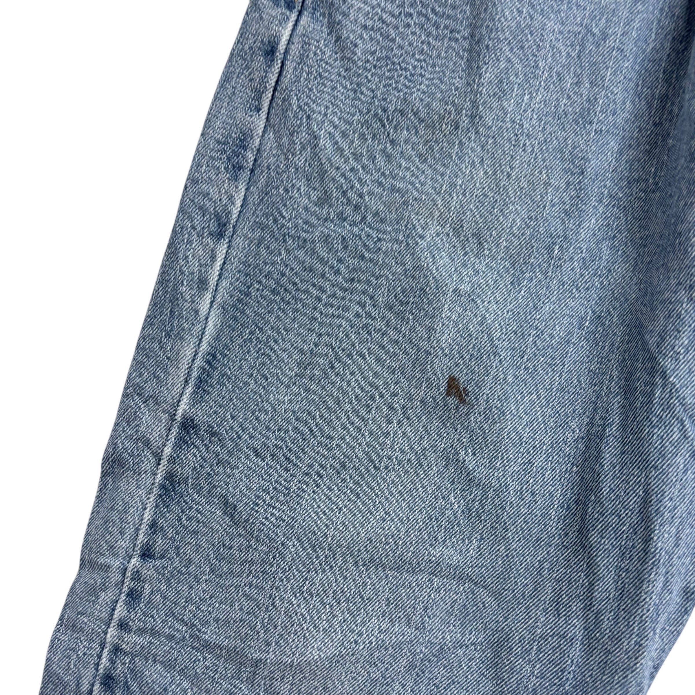 Levis 505 Jeans W36 L32 Mens Light Blue Regular Straight Fit Vintage Denim