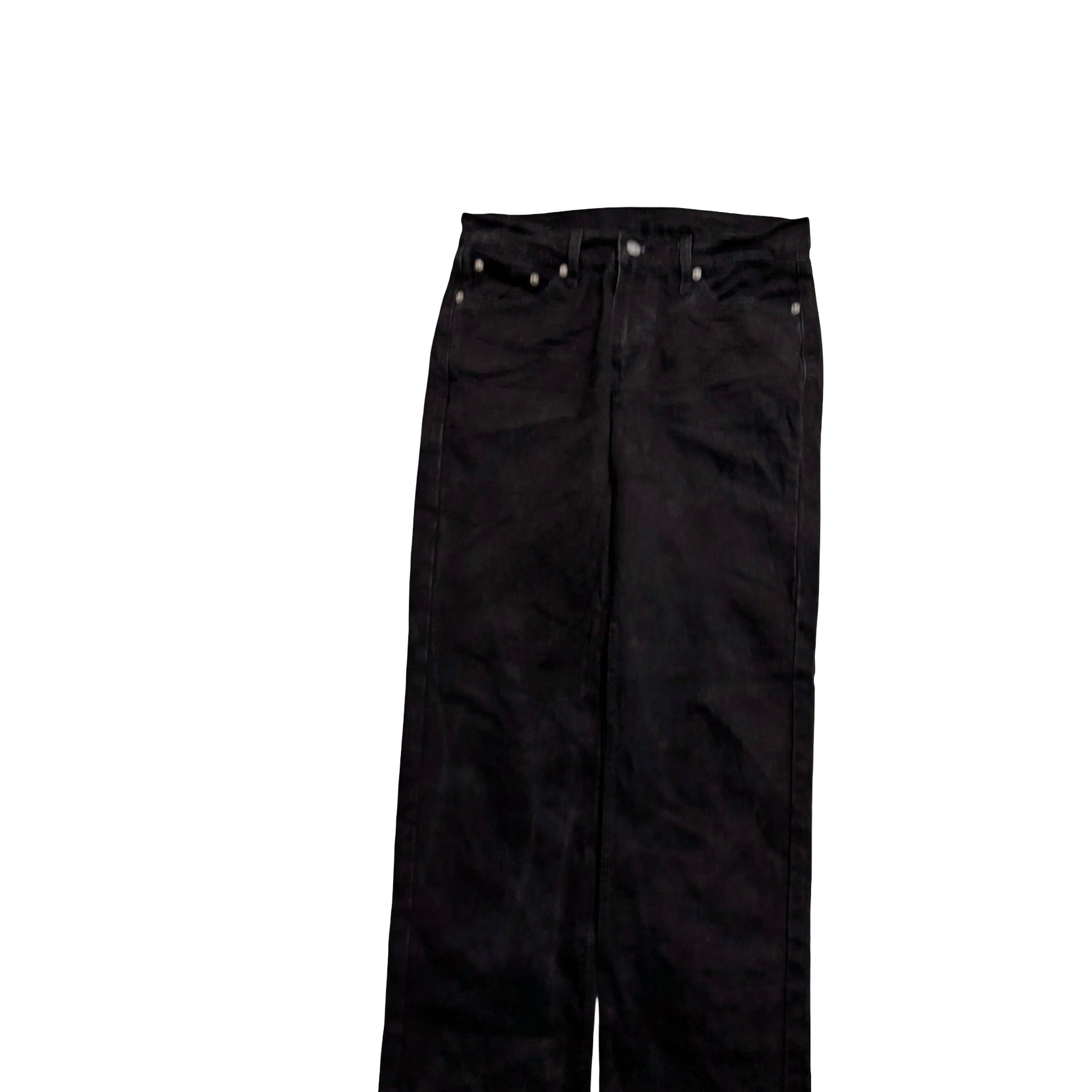 Levis 514 Jeans W30 L32 Mens Black Regular Straight Fit Stretch Denim (E)