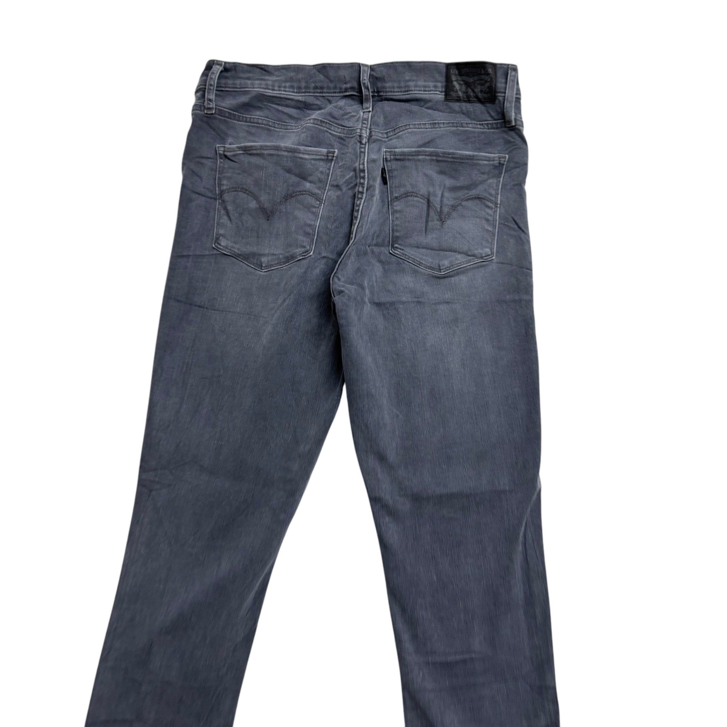 Levis 311 Jeans W29 L30 Womens Grey Shaping Skinny Fit Stretch Denim (E)