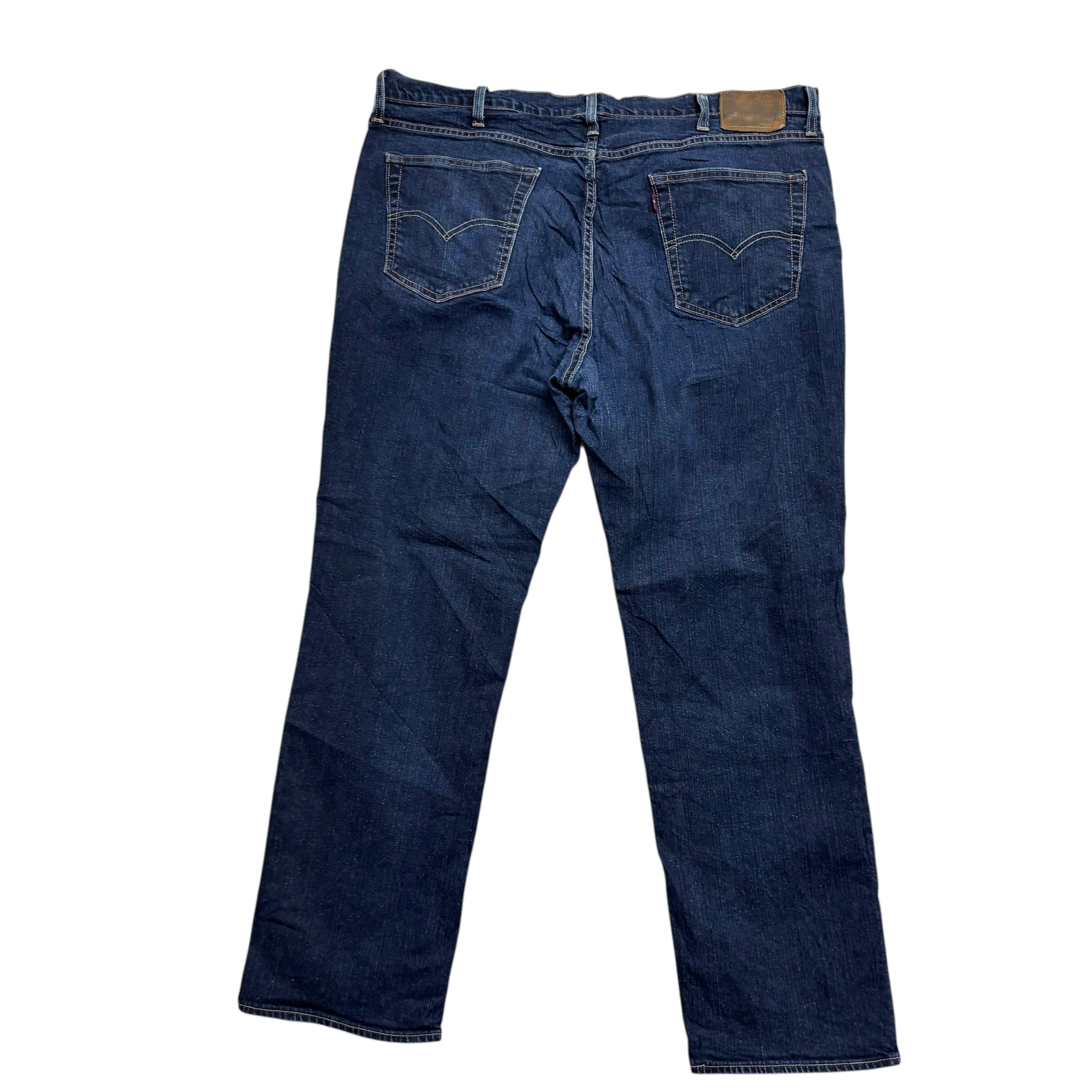 Levis 541 Jeans W40 L31 Mens Dark Blue Athletic Taper Fit Stretch Premium Denim