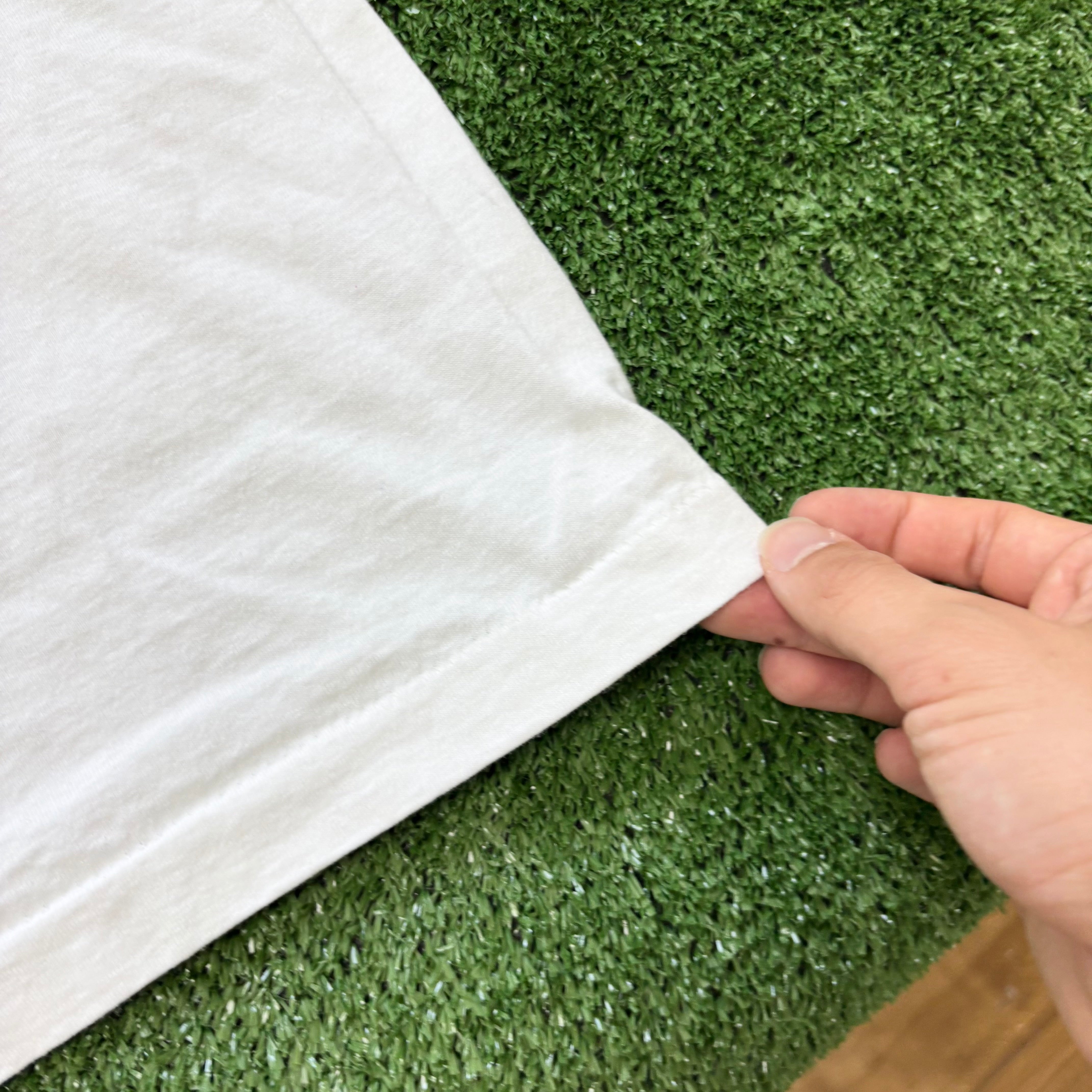 Vintage T Shirt Mens Large White Single Stitch Graphic Print 90s Cars (E)