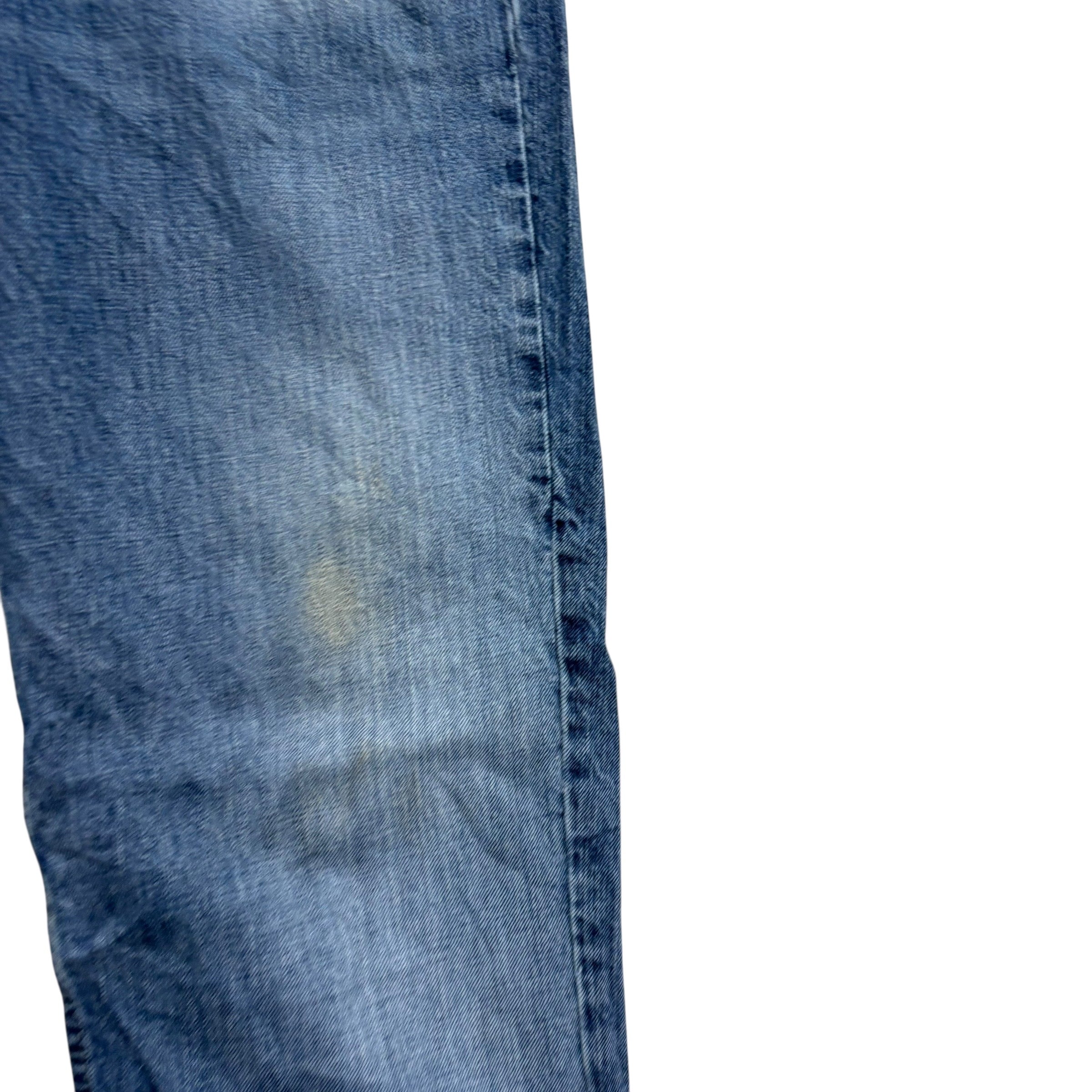 Levis 514 Jeans W32 L32 Mens Mid Blue Regular Straight Fit Denim (F)