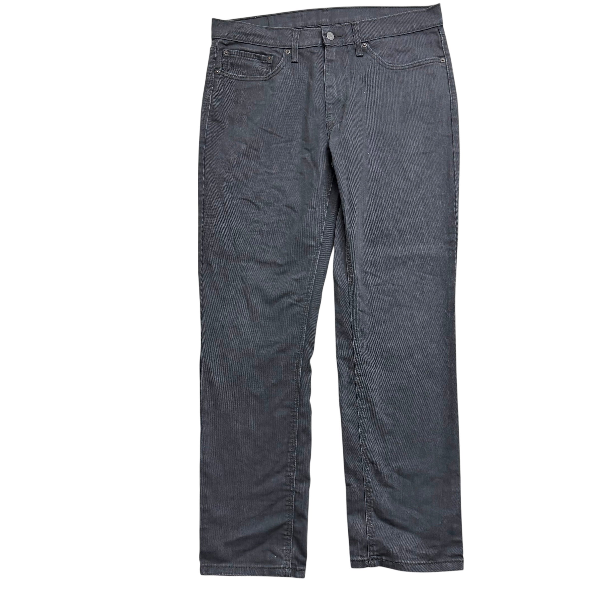 Levis 541 Jeans W35 L33 Mens Grey Athletic Tapered Fit Stretch Denim (E)