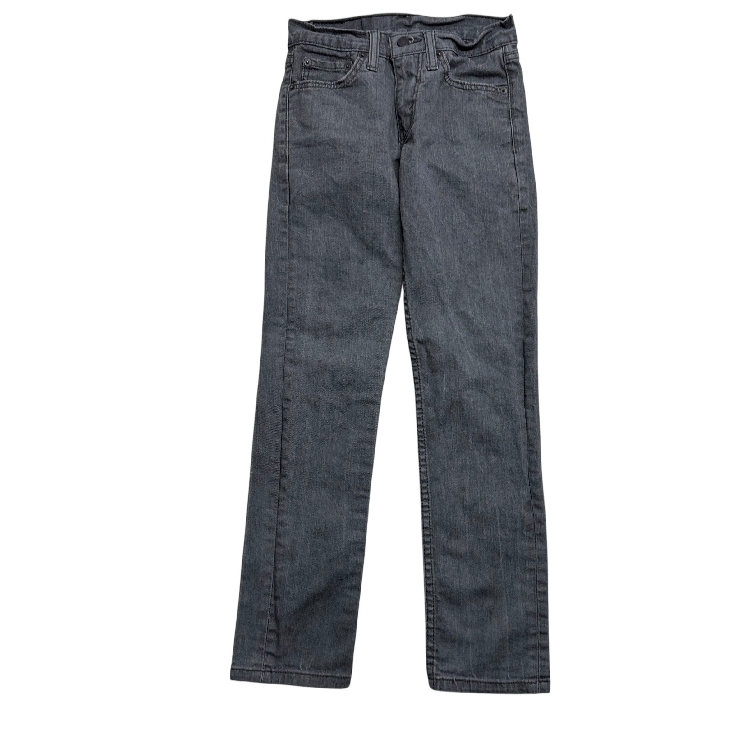Levis 511 Jeans W26 L29 Mens Grey Slim Fit Stretch Denim (E)