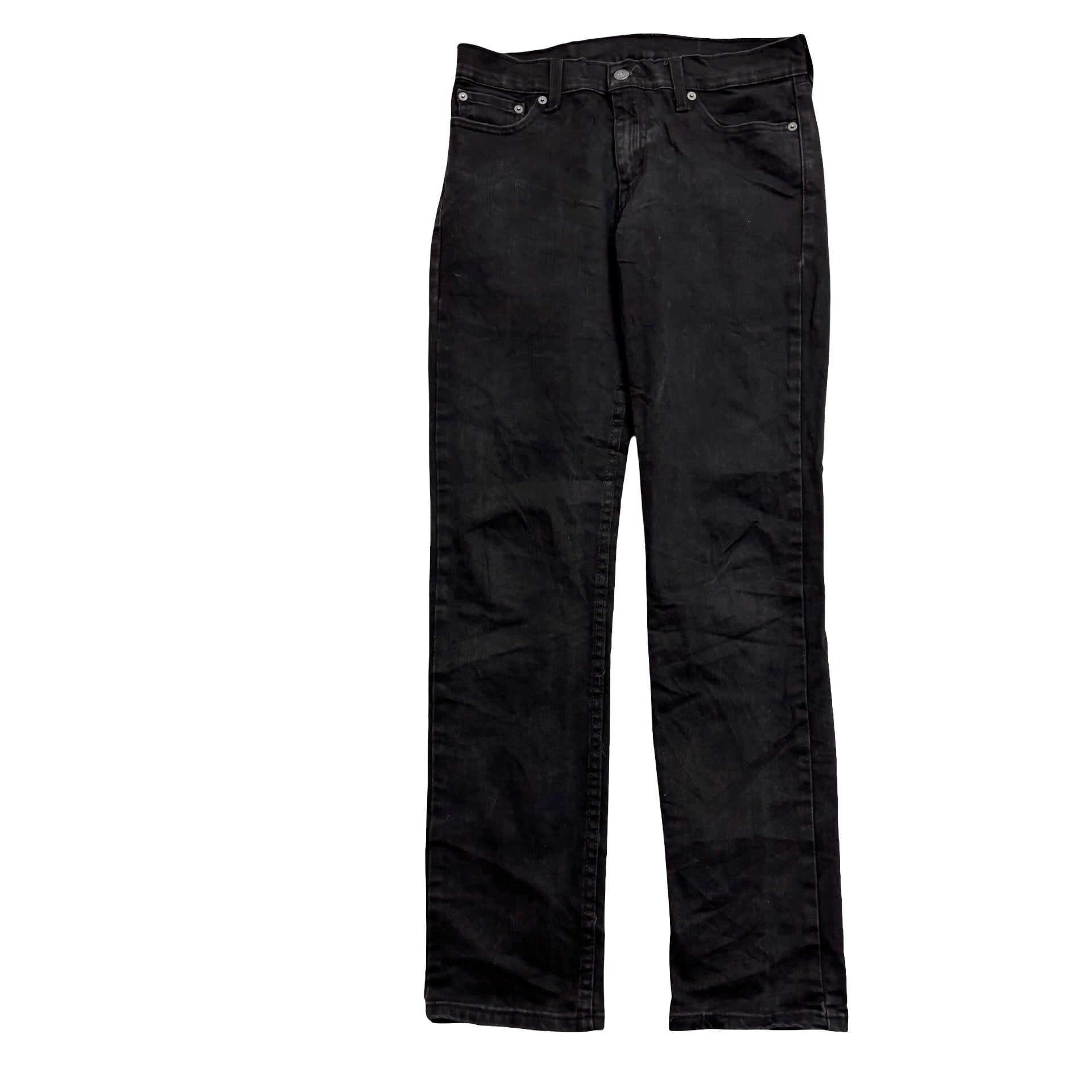 Levis 511 Jeans W30 L32 Mens Black Slim Fit Stretch Denim (E)