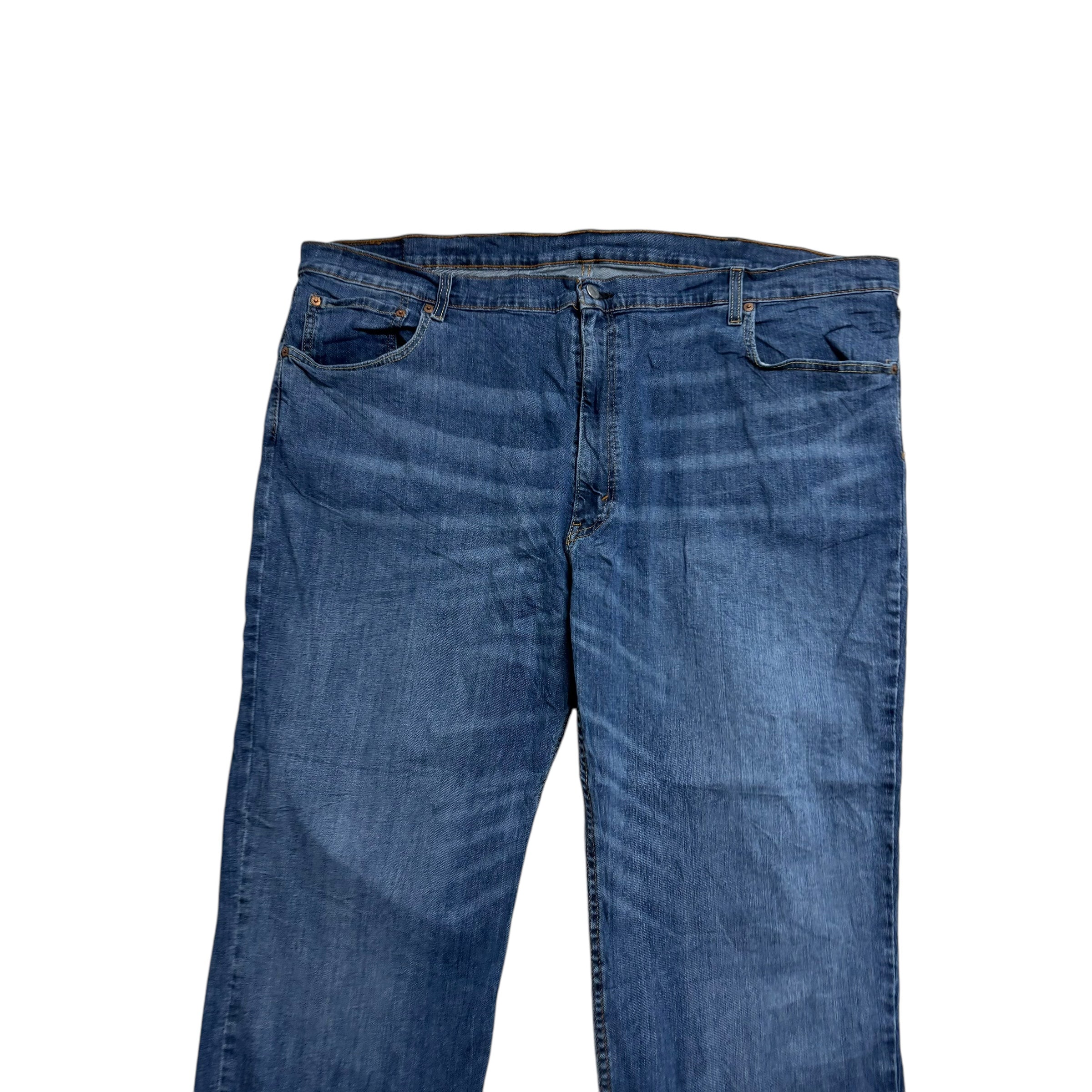 Levis 559 Jeans W48 L30 Mens Mid Blue Baggy Relaxed Straight Stretch Denim (E)