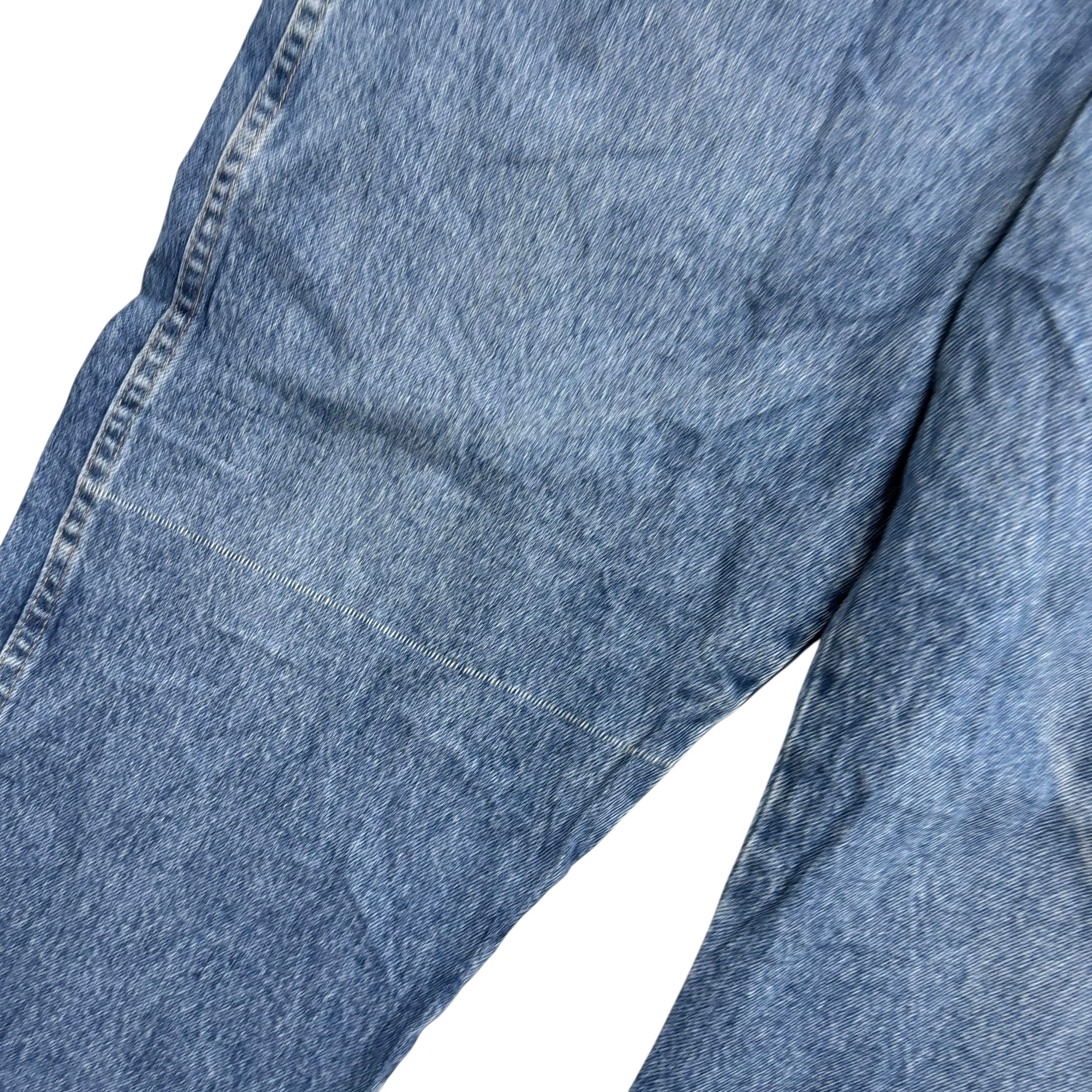 Wrangler Jeans W40 L30 Mens Mid Blue Regular Straight Fit Denim