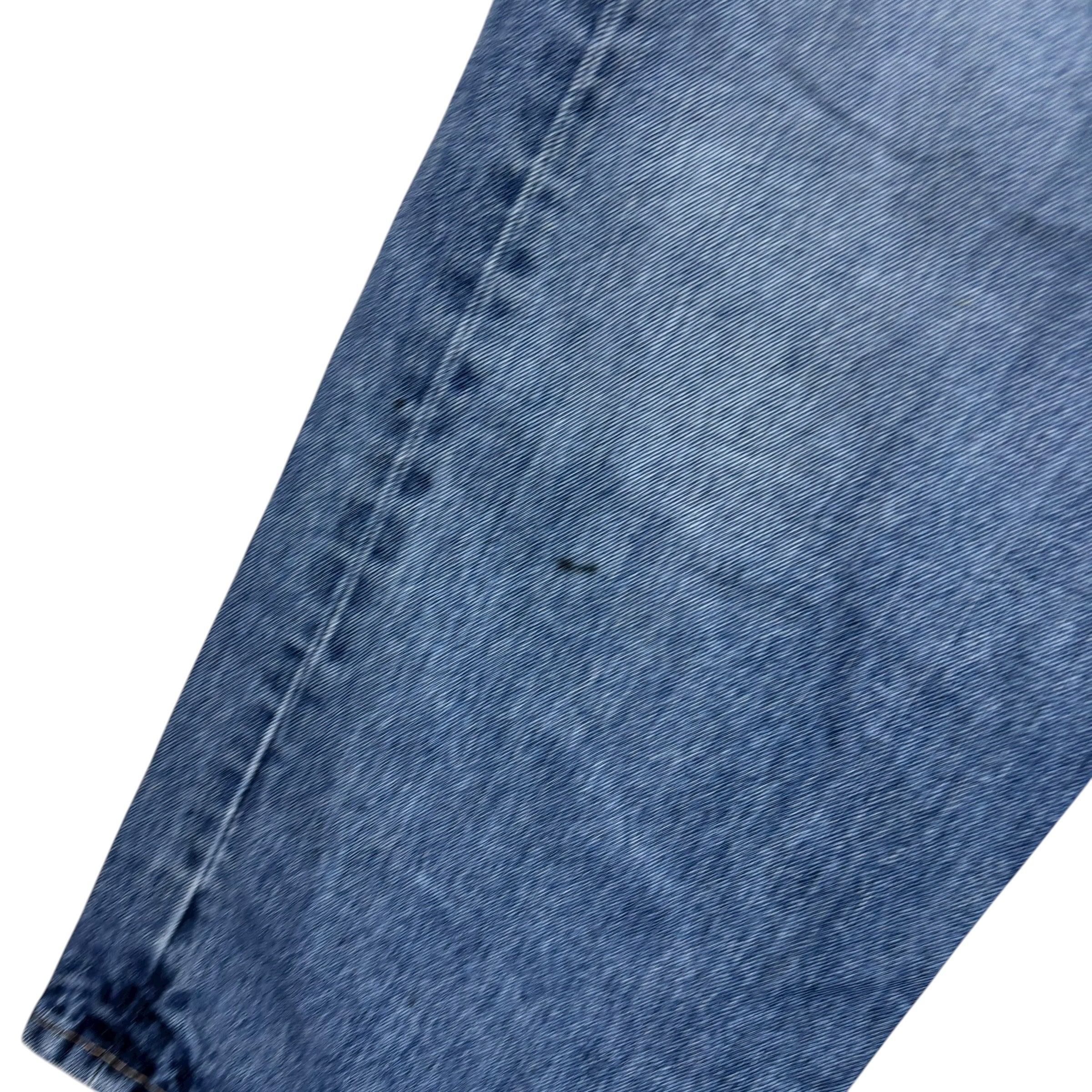 Levis 569 Jeans W38 L29 Mens Mid Blue Baggy Relaxed Straight Fit Denim