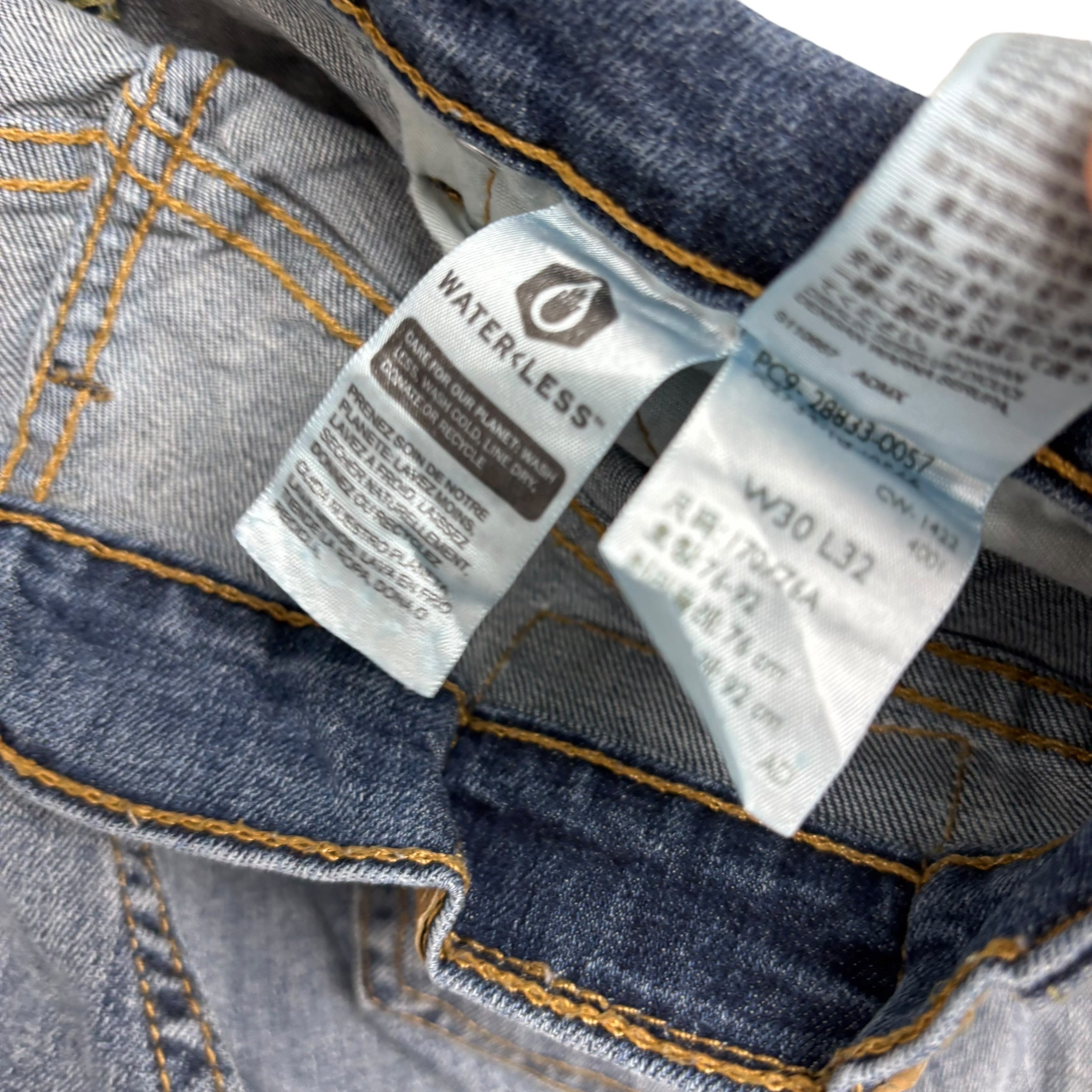 Levis 512 Jeans W30 L32 Mens Mid Blue Slim Tapered Fit Stretch Denim