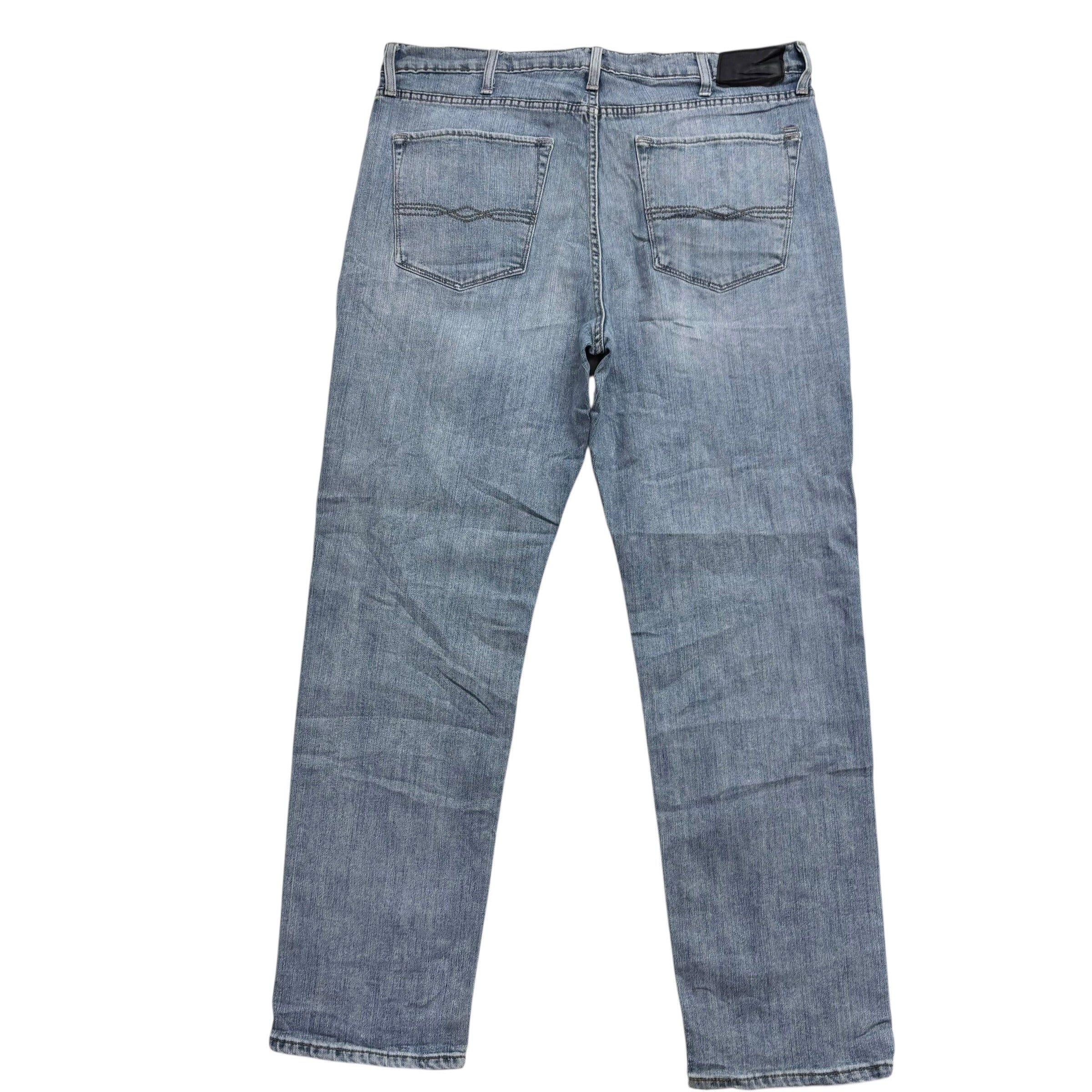 Levis Denizen Jeans W38 L32 Mens Mid Blue Athletic Fit Stretch Denim