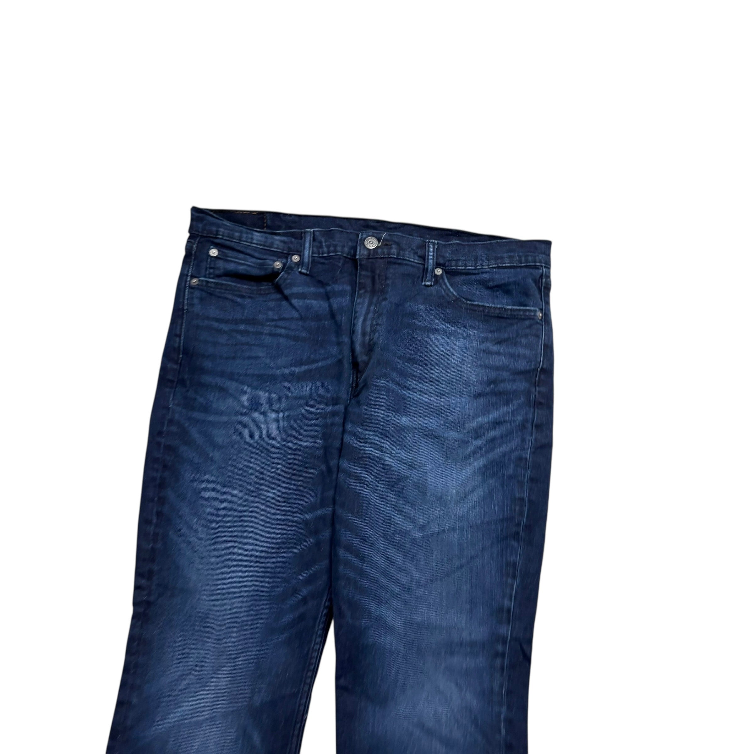 Levis 511 Jeans W38 L30 Mens Navy Blue Slim Fit Stretch Denim (E)