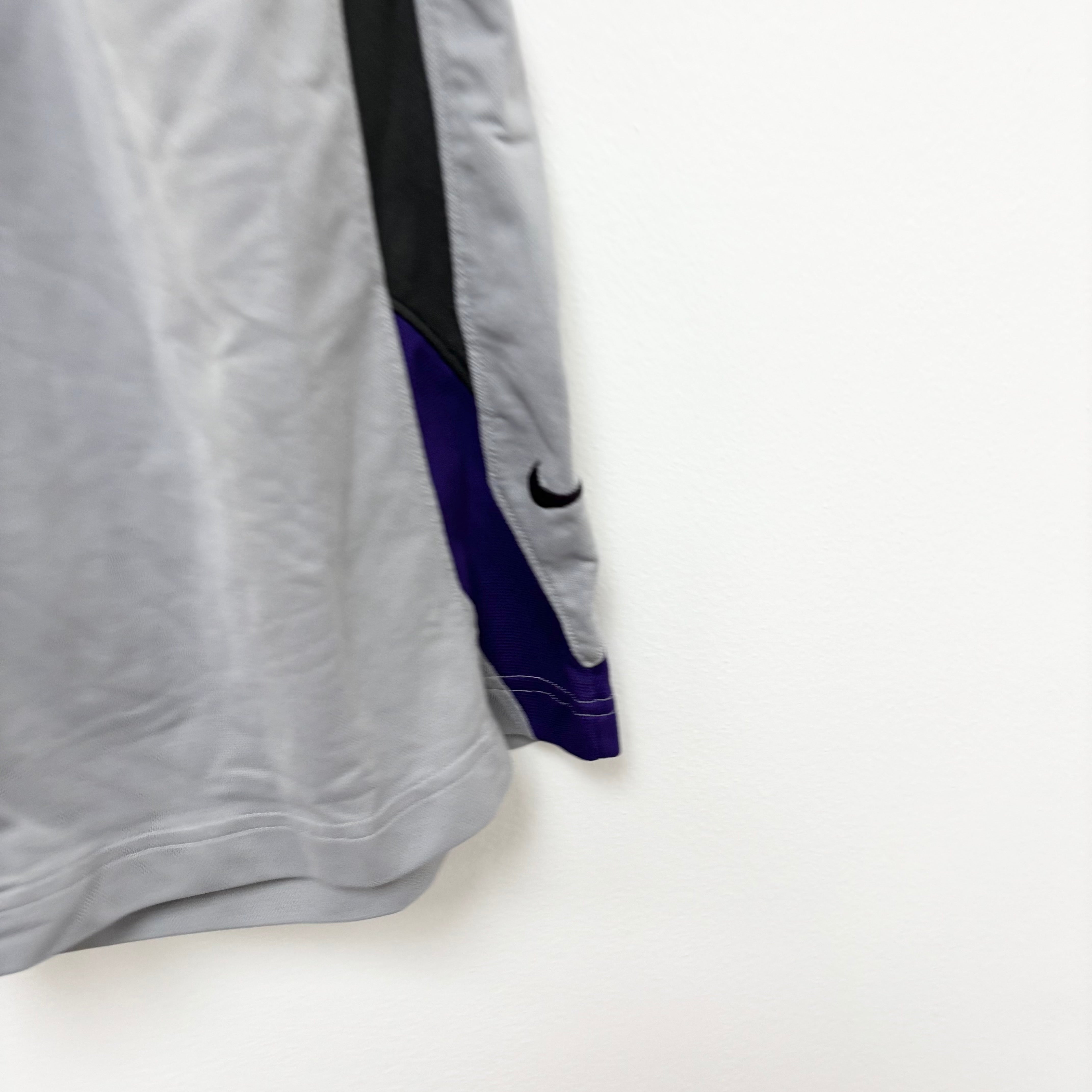 Nike Shorts Mens Small Grey Dri Fit Running Sports Gym Athletic Pockets (E)