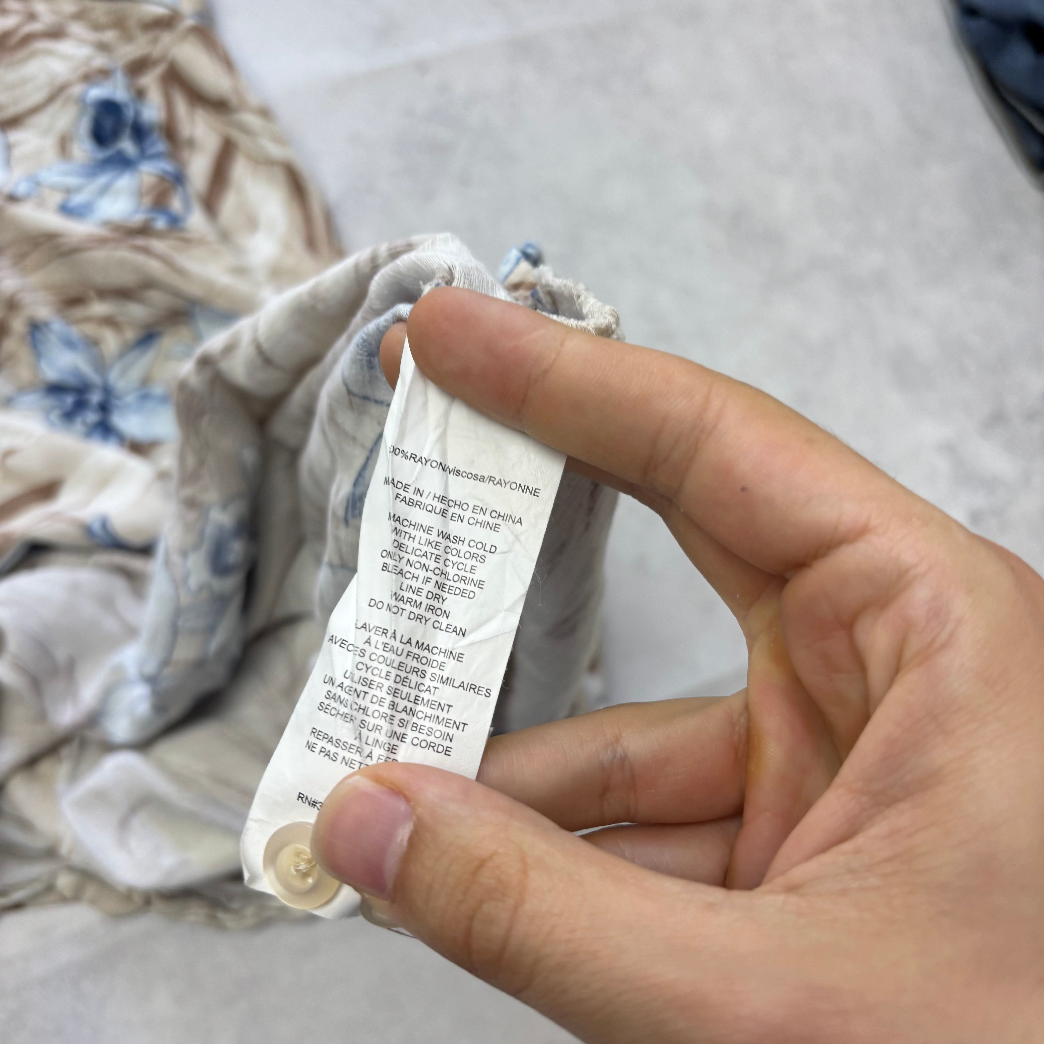 Vintage Hawaiian Shirt Mens XXL Beige Floral Aloha Short Sleeve Rayon (E)