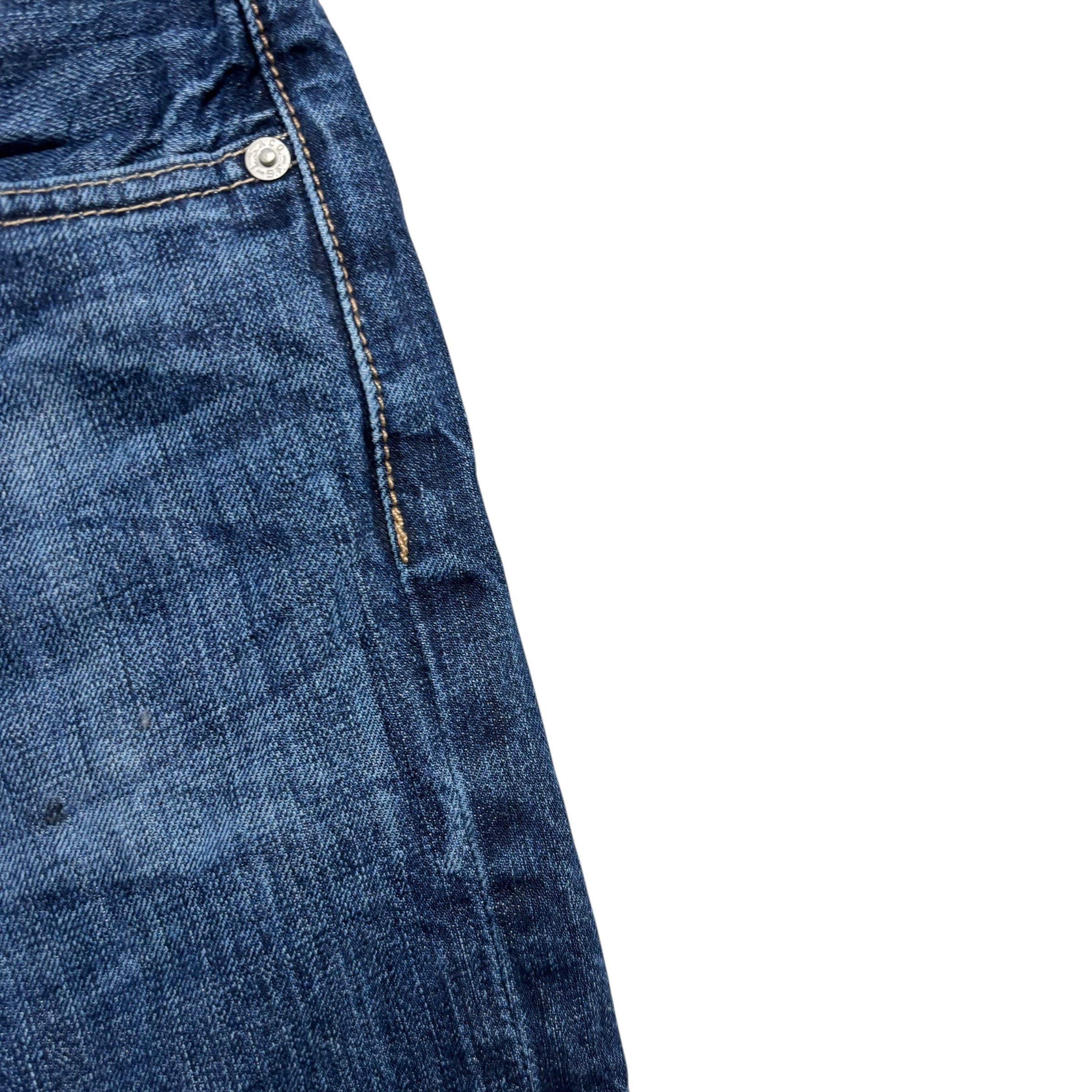 Levis 527 Jeans W30 L30 Mens Dark Blue Slim Bootcut Fit Denim (F)