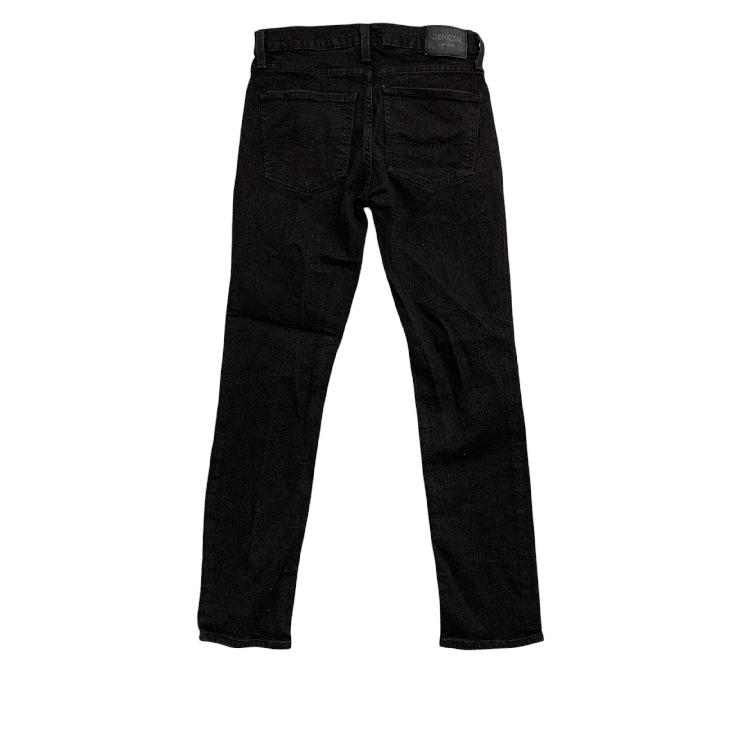 Levis Denizen Jeans W29 L29 Mens Black Slim Fit Stretch Denim (E)
