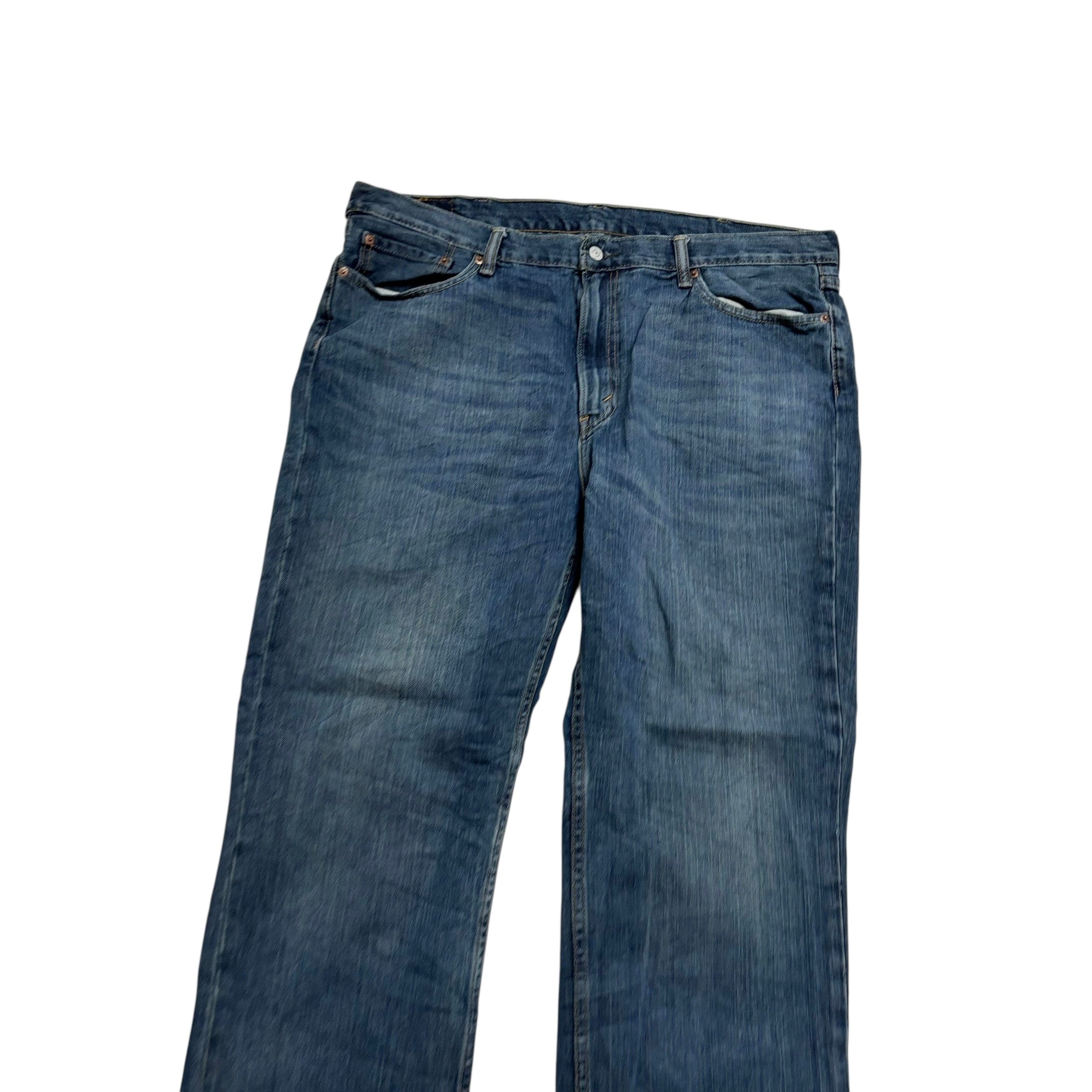 Levis 514 Jeans W40 L32 Mens Dark Blue Regular Straight Fit Denim