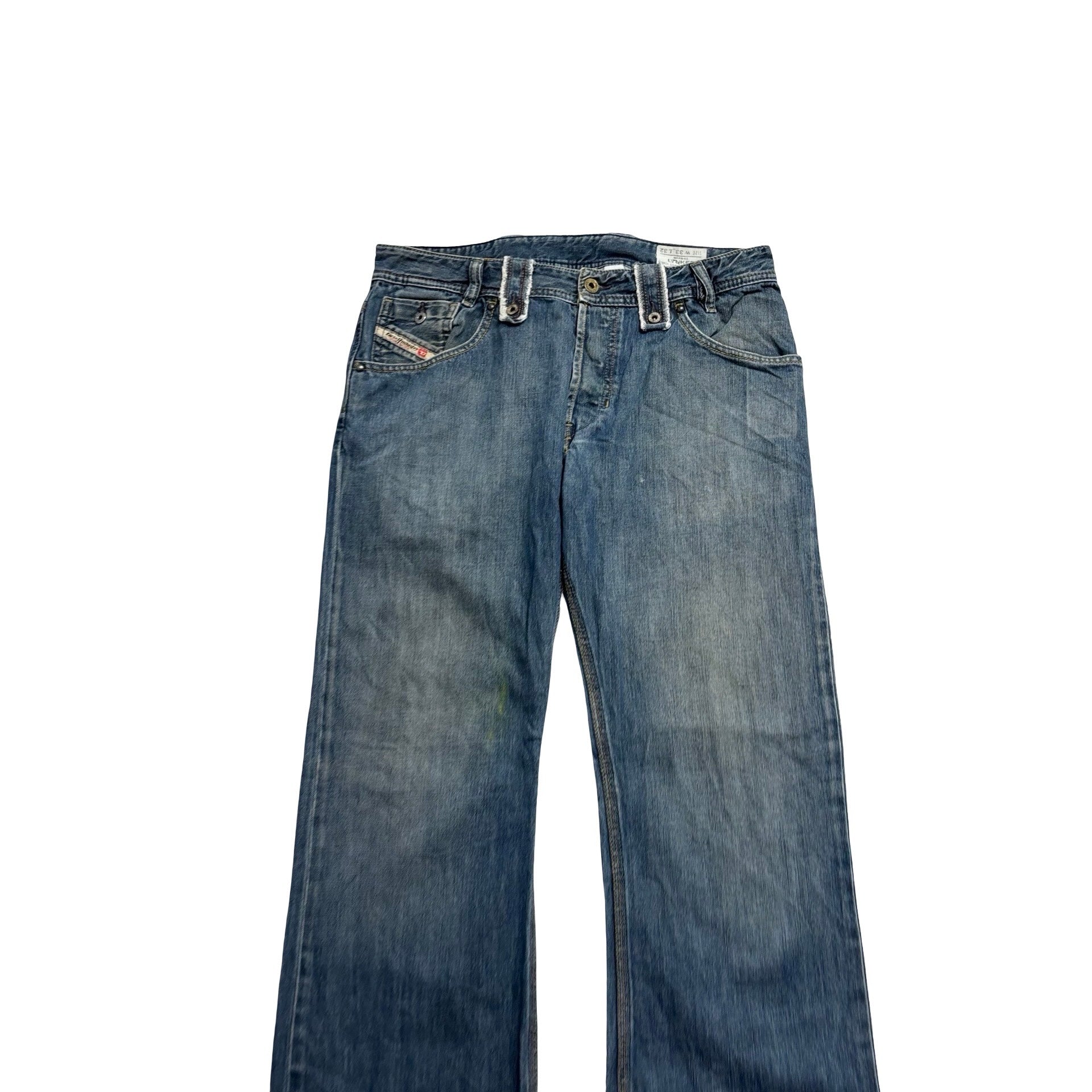 Diesel Lyuker Jeans W33 L32 Mens Dark Blue Regular Bootcut Vintage Y2K