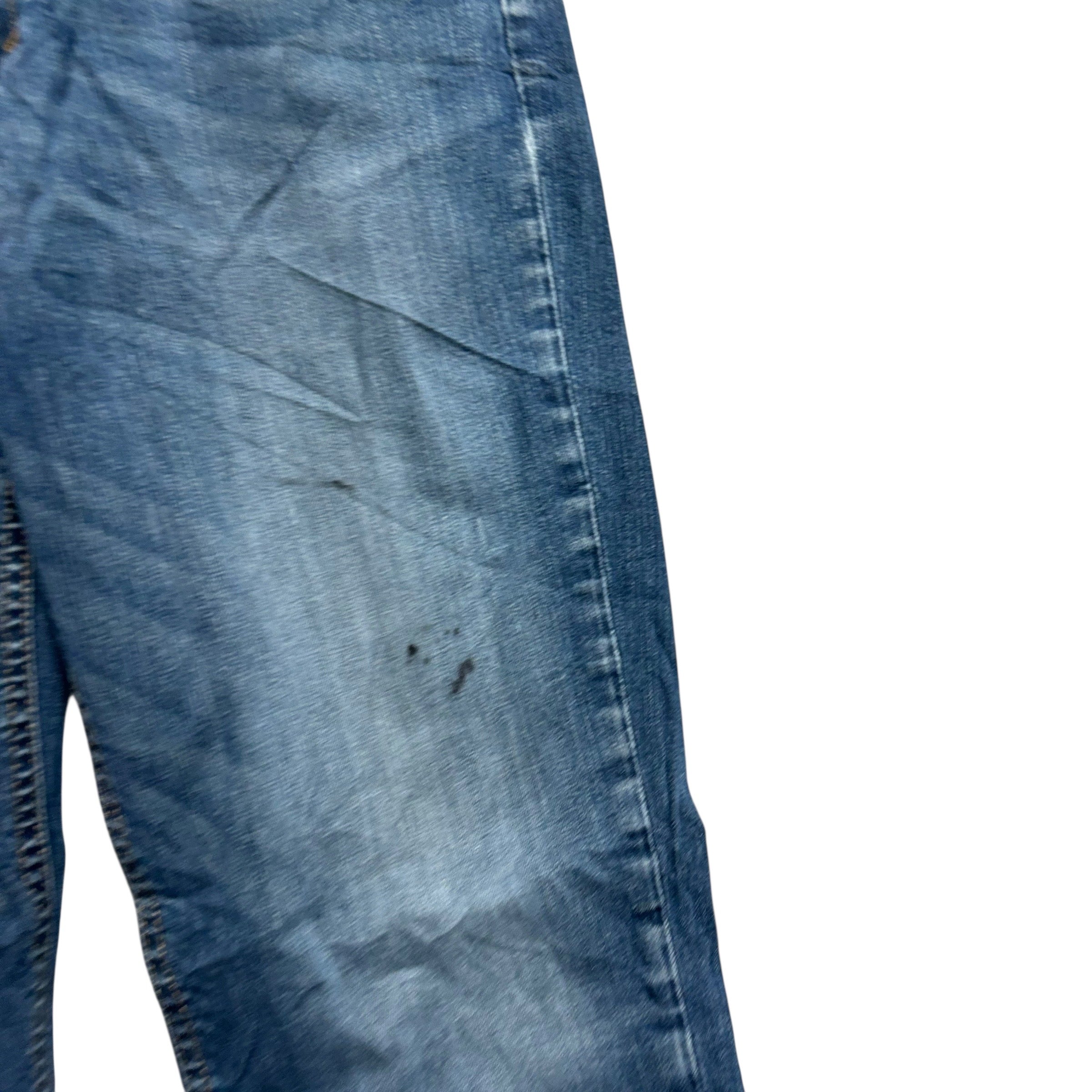Levis 541 Jeans W33 L33 Mens Blue Athletic Tapered Fit Stretch Denim (F)