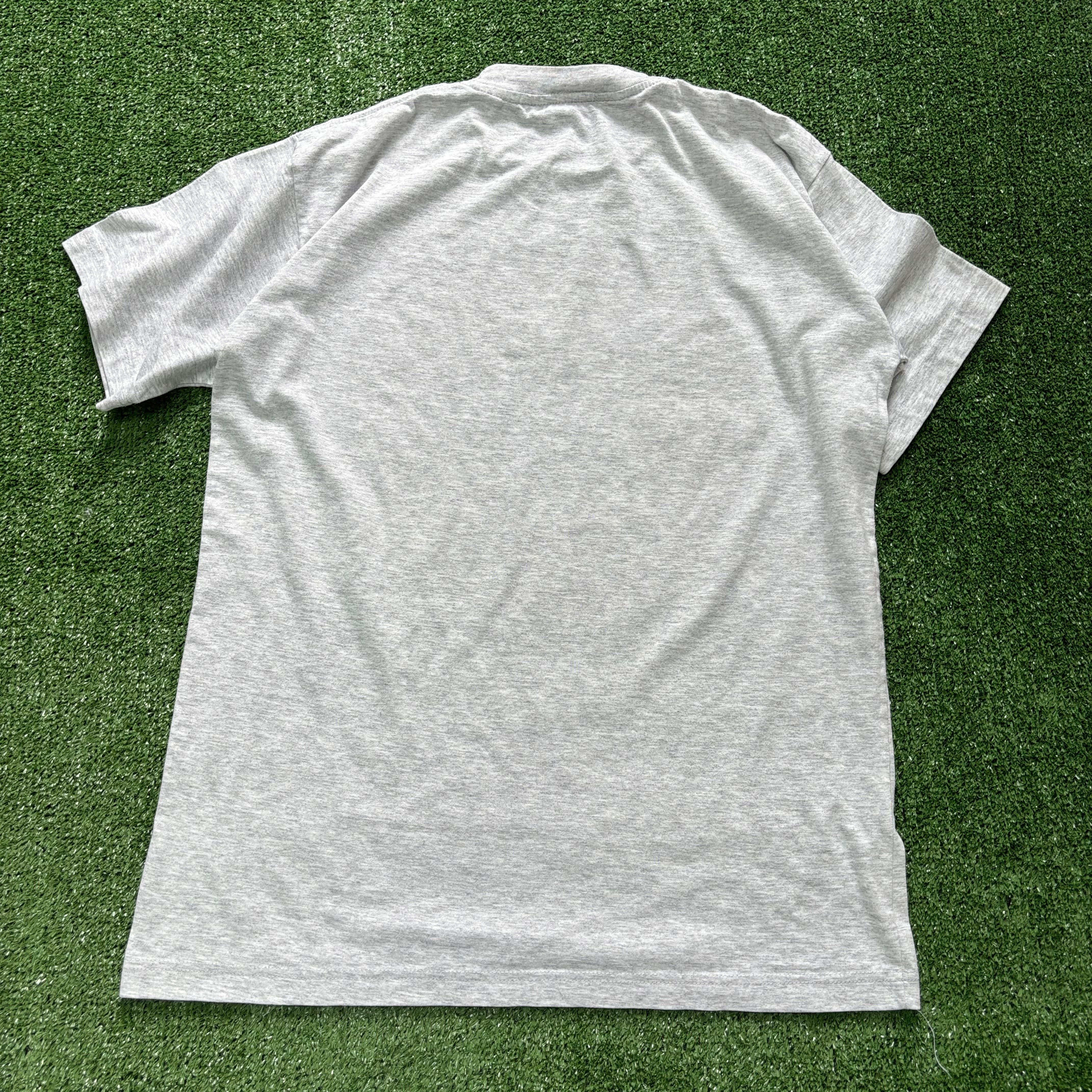 Vintage T Shirt Mens Medium Grey Looney Tunes Graphic Print 90s USA