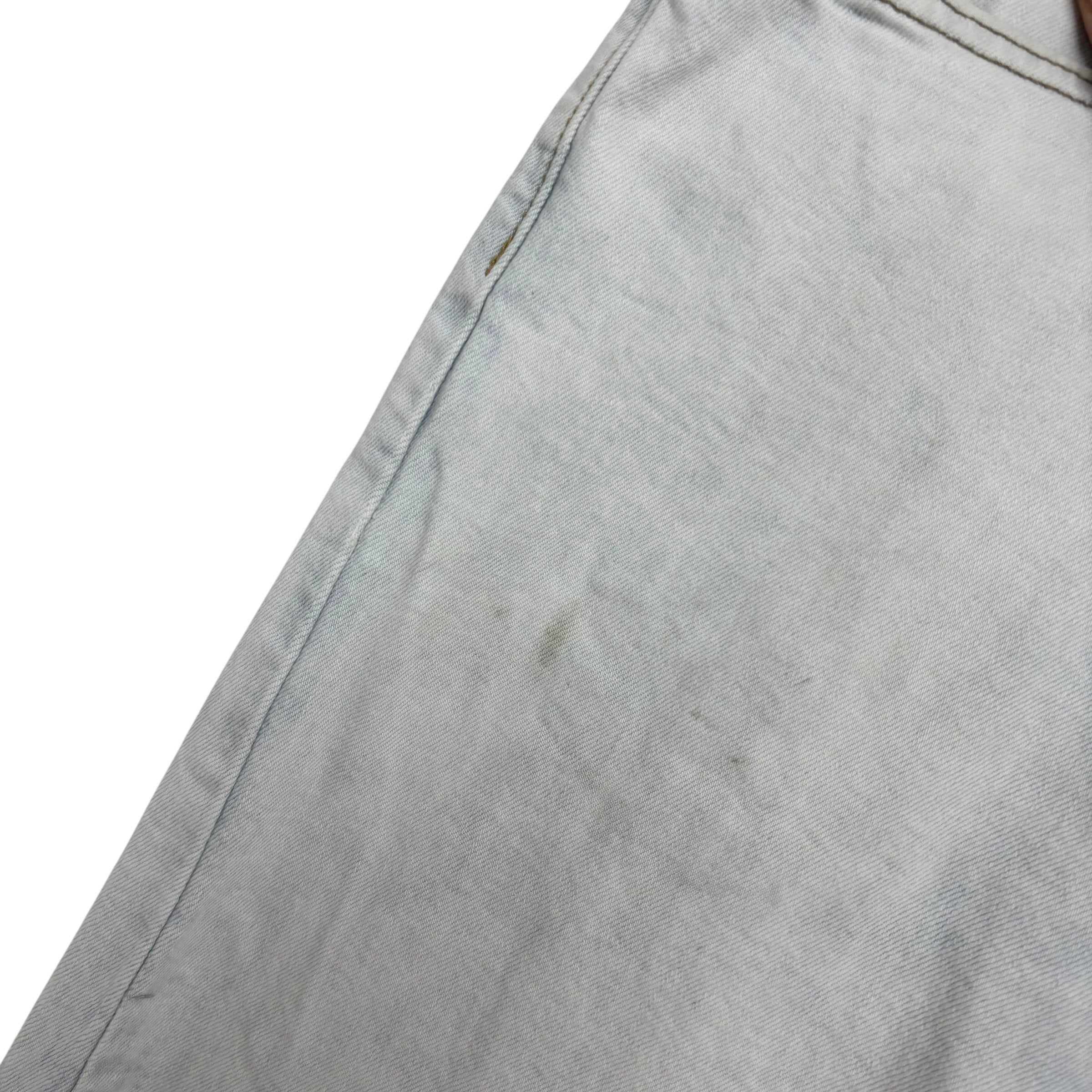 Levis 502 Jeans W34 L32 Mens Light Blue Regular Tapered Fit Stretch Denim