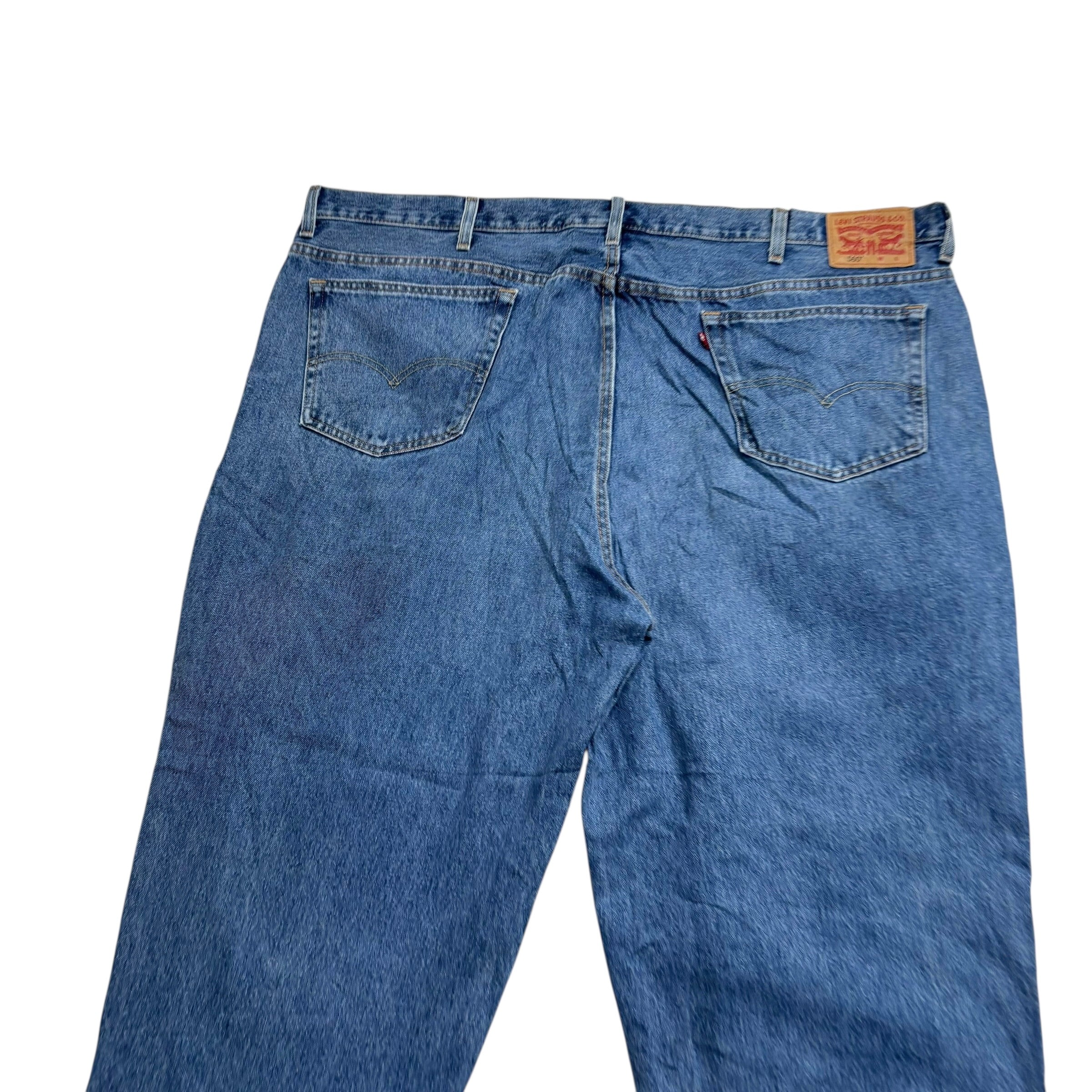 Levis 560 Jeans W50 L29 Mens Mid Blue Baggy Relaxed Comfort Fit Denim (E)