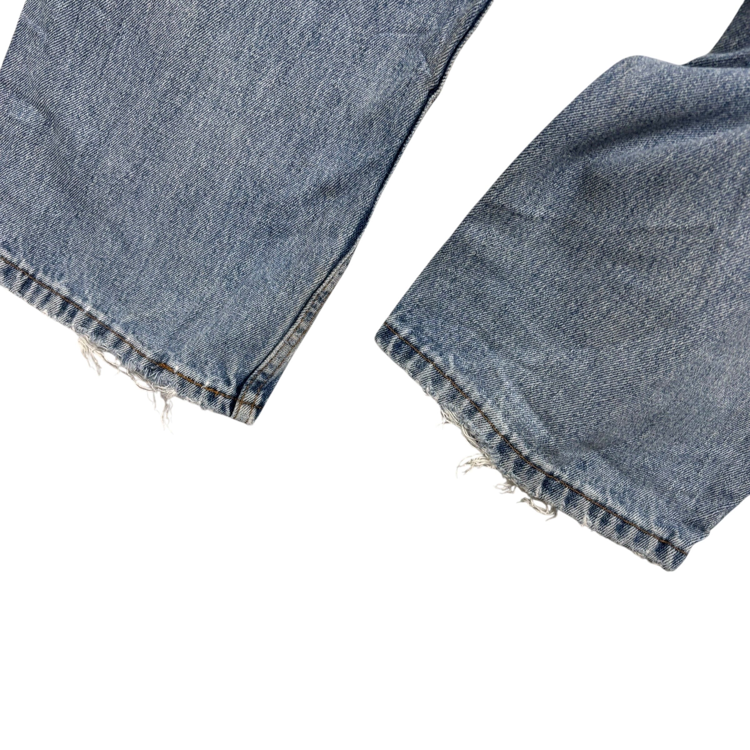 Levis 550 Jeans W38 L30 Mens Light Blue Baggy Relaxed Straight Fit Denim (F)