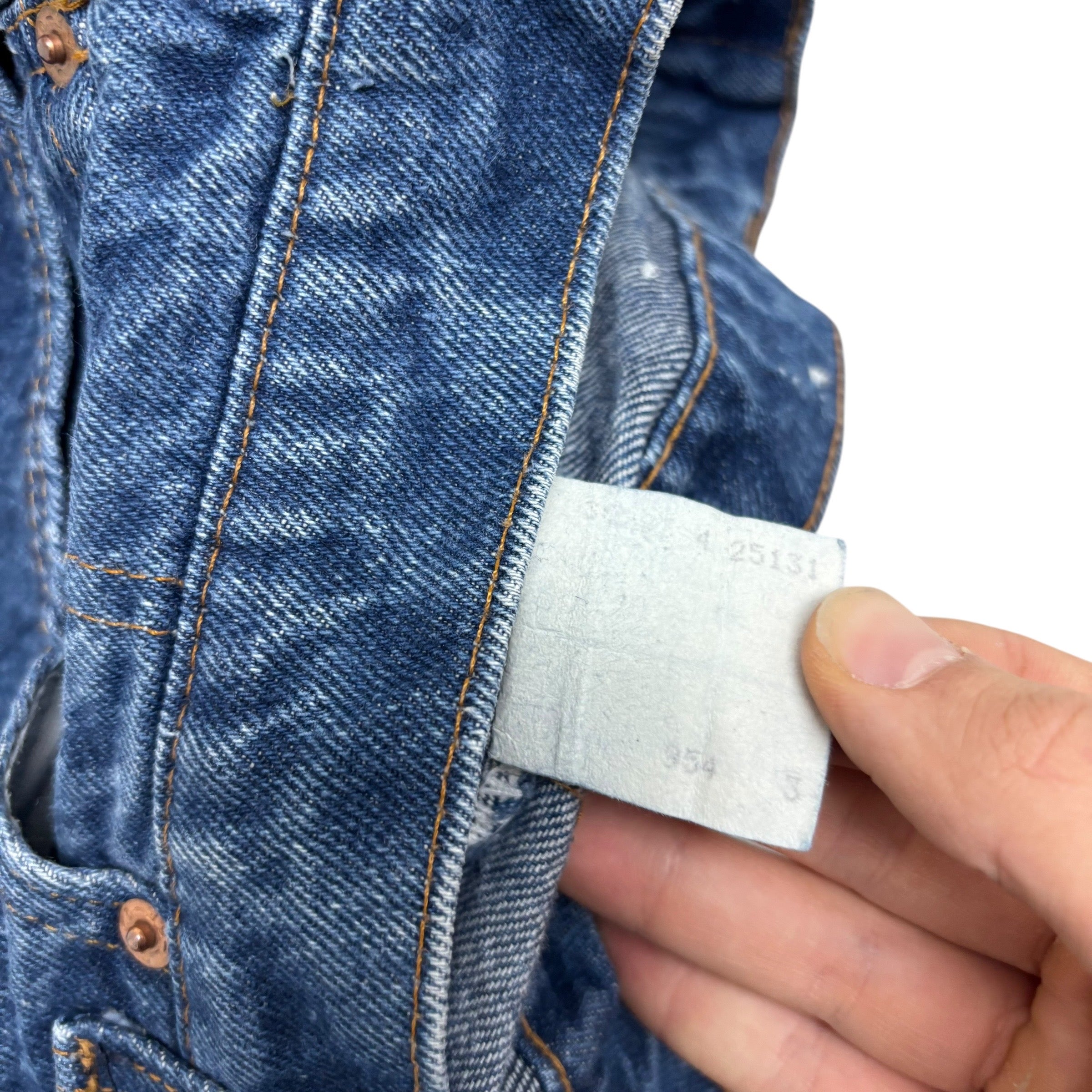 Levis 517 Jeans W34 L30 Mens Mid Blue Regular Bootcut USA Made Vintage 80s (E)