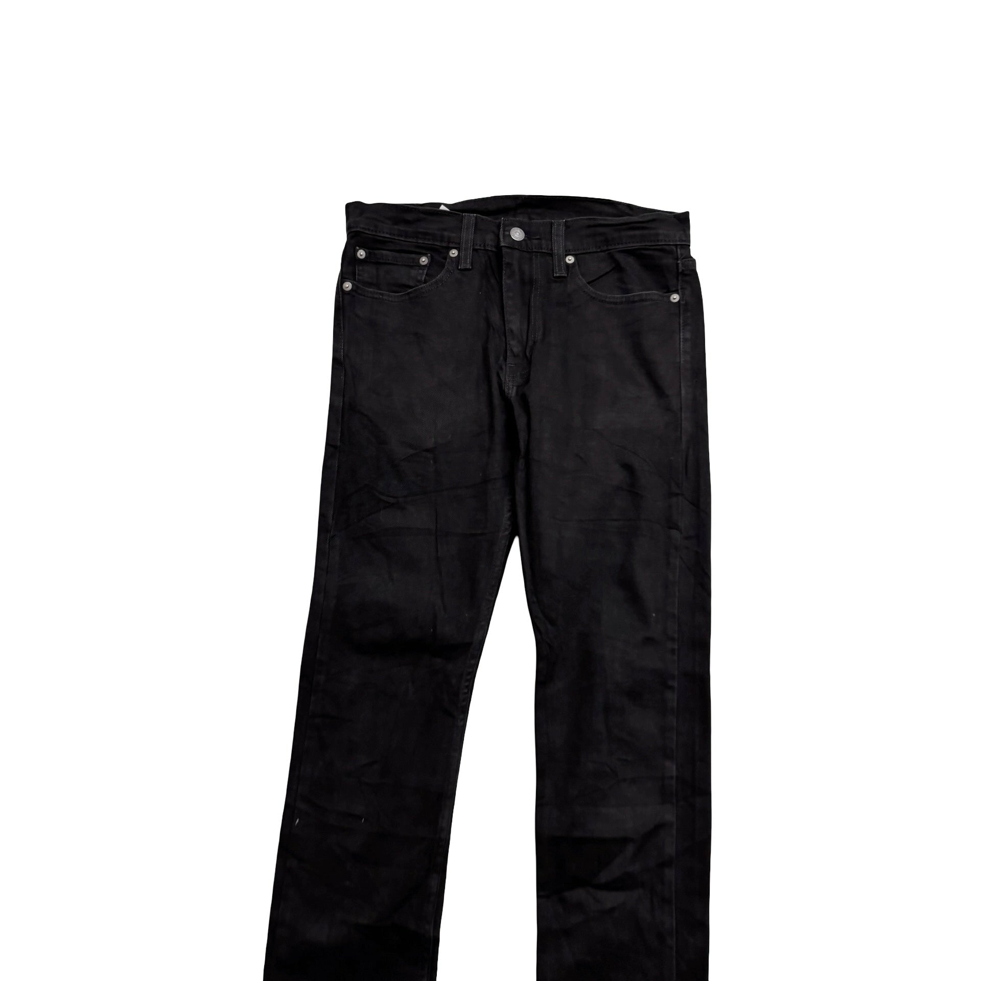 Levis 510 Jeans W30 L31 Mens Black Skinny Fit Stretch Denim (E)