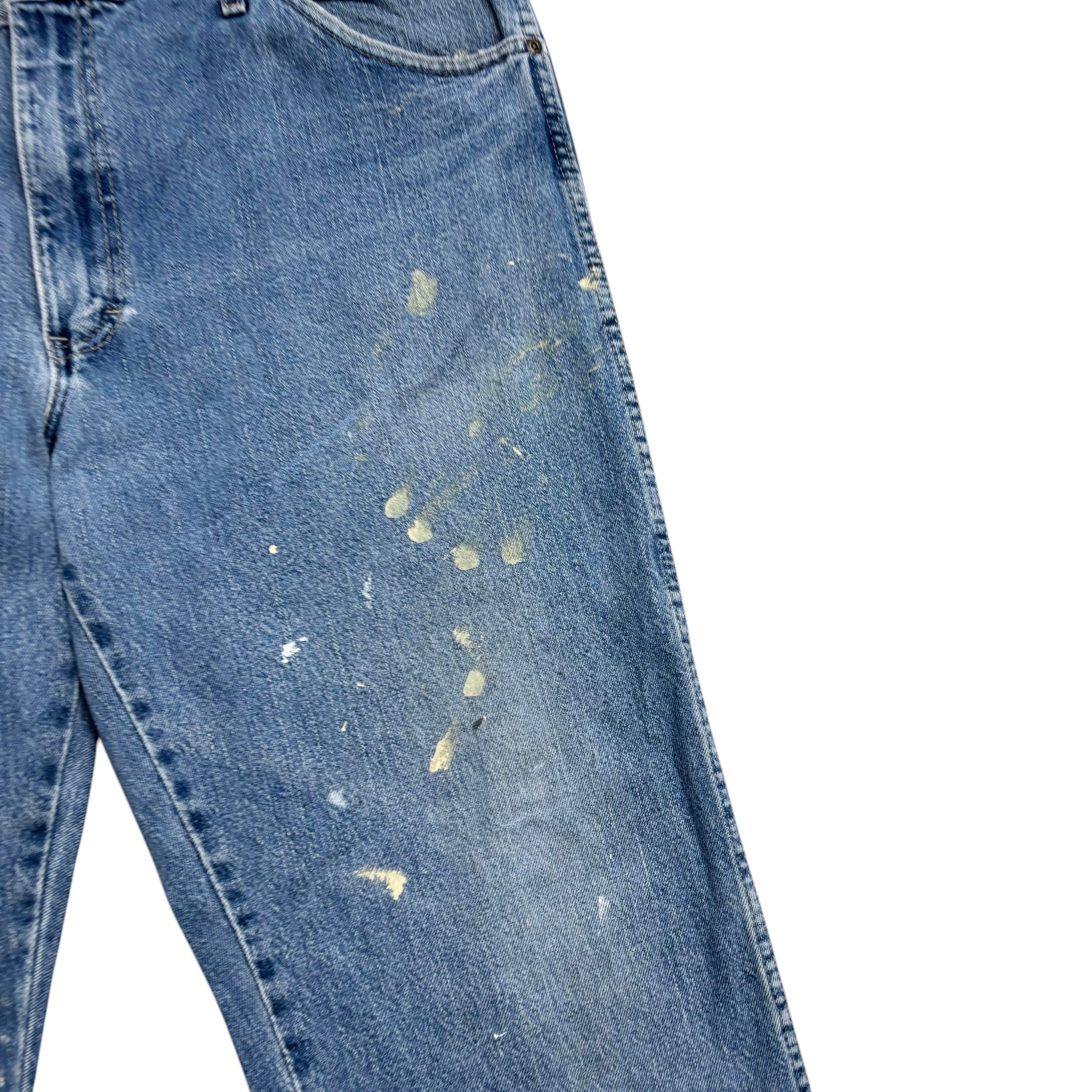 Dickies Jeans W38 L30 Mens Light Blue Regular Straight Fit Denim (F)