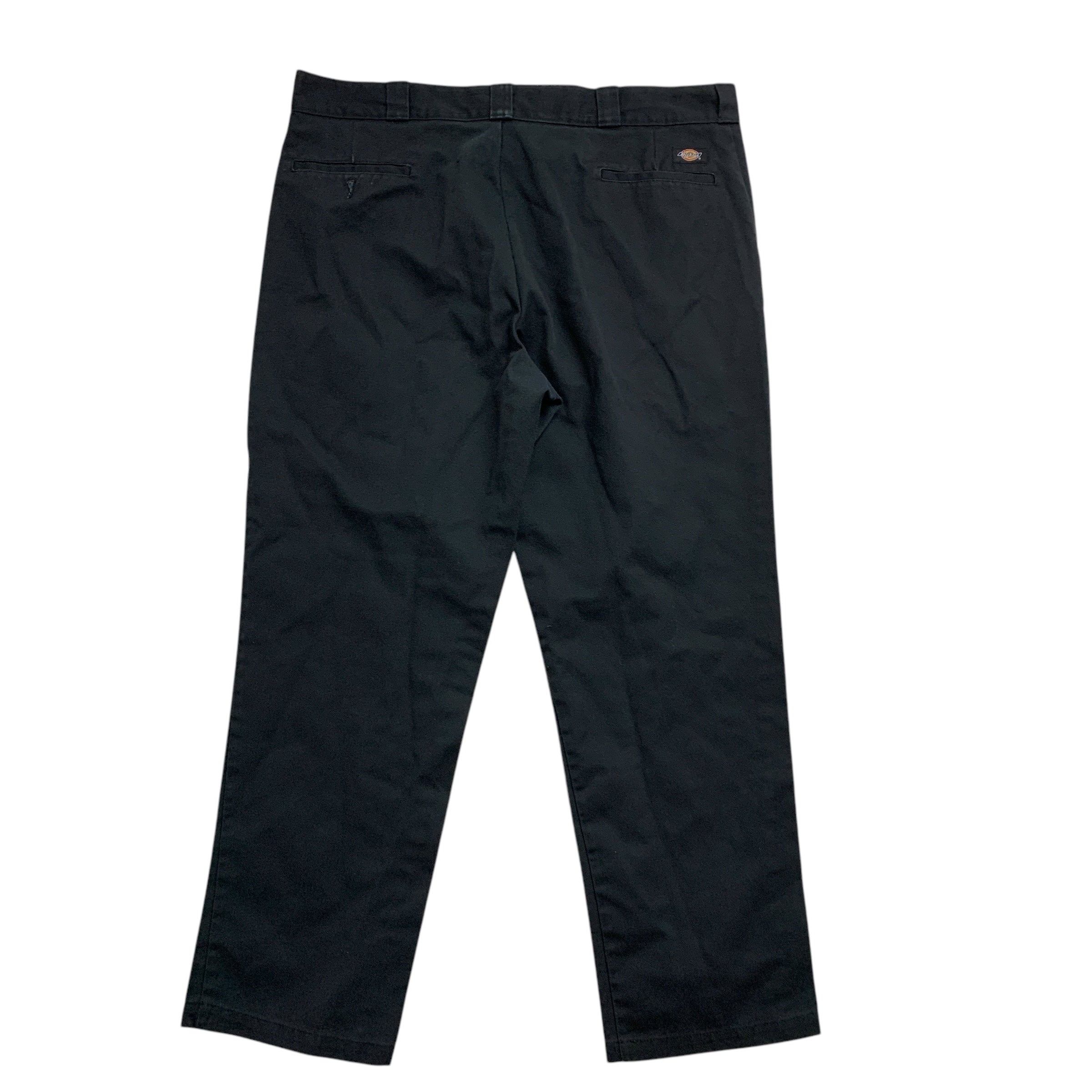 Dickies 874 Trousers W42 L32 Mens Black Pants Original Straight Fit Workwear