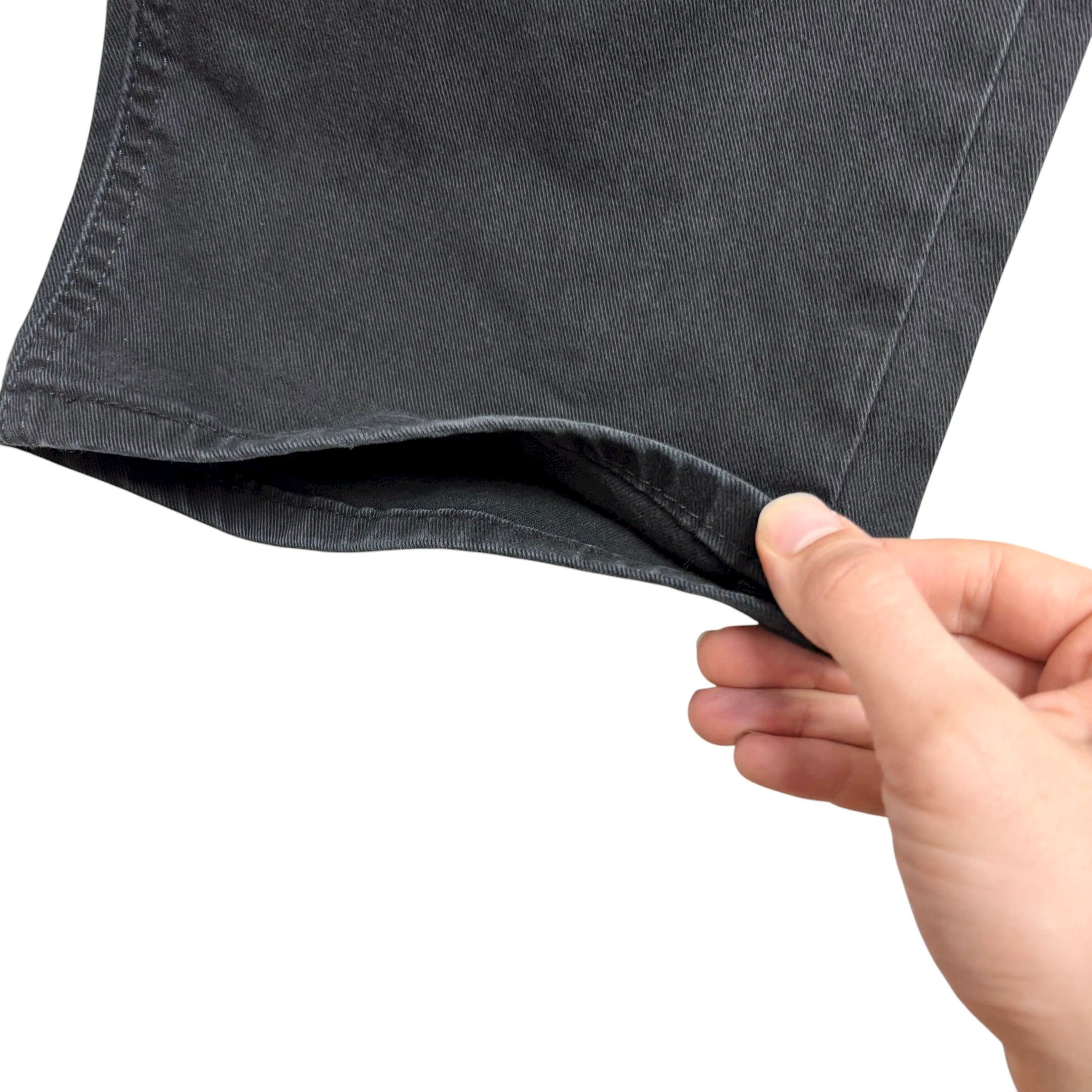 Levis 541 Jeans W46 L32 Mens Black Athletic Tapered Fit Stretch Denim