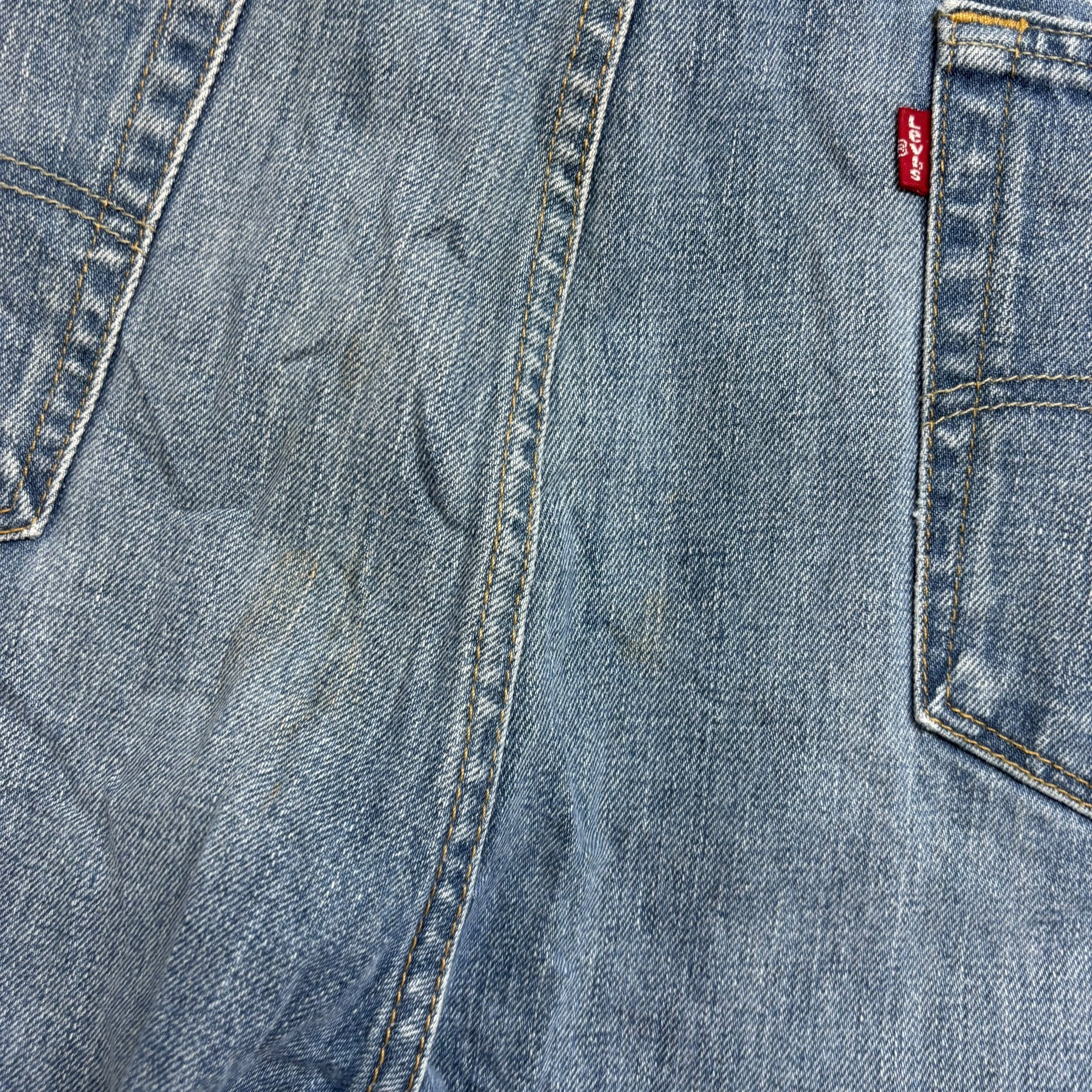 Levis 559 Jeans W48 L32 Mens Mid Blue Baggy Relaxed Straight Fit Denim