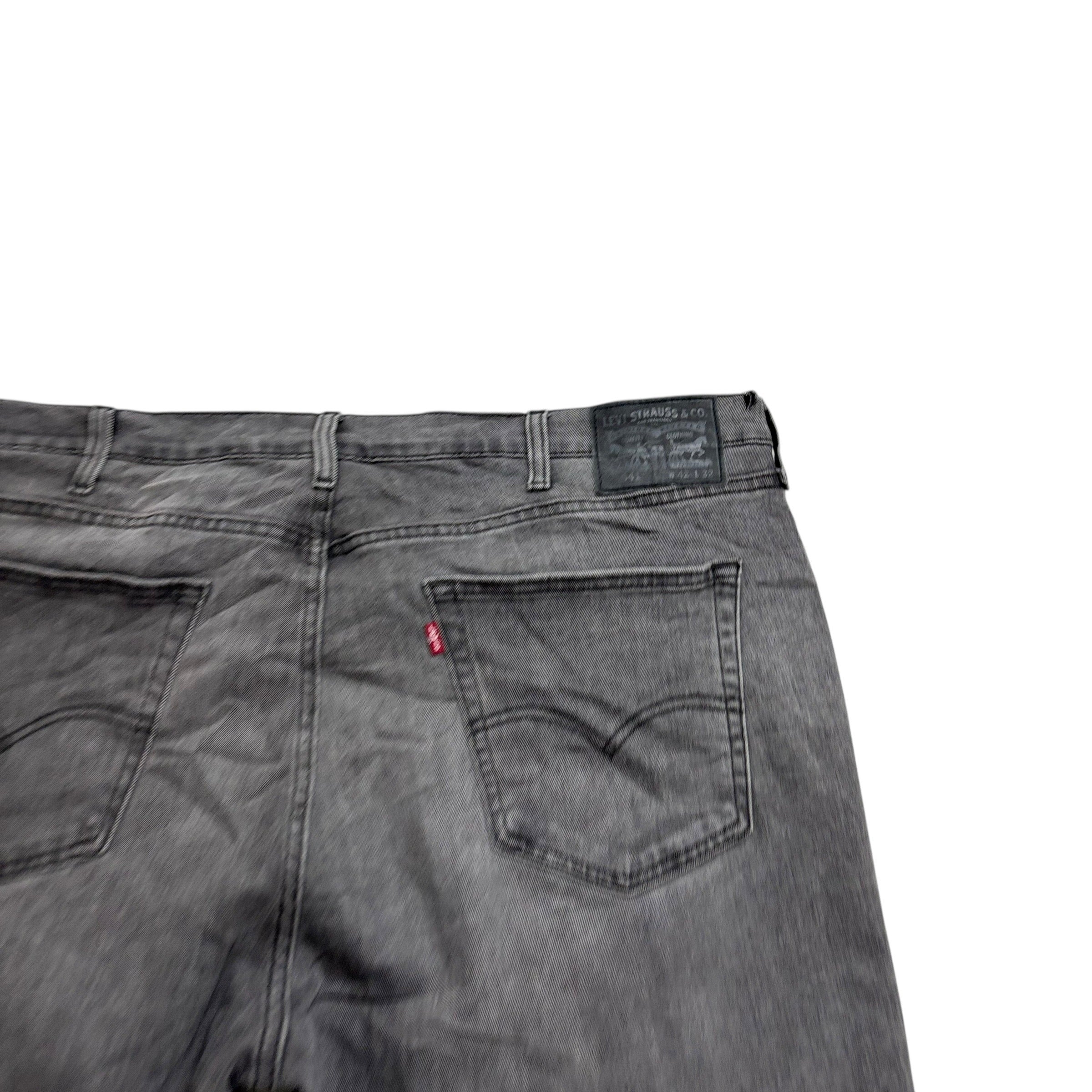 Levis 541 Jeans W42 L32 Mens Grey Athletic Tapered Fit Stretch Denim