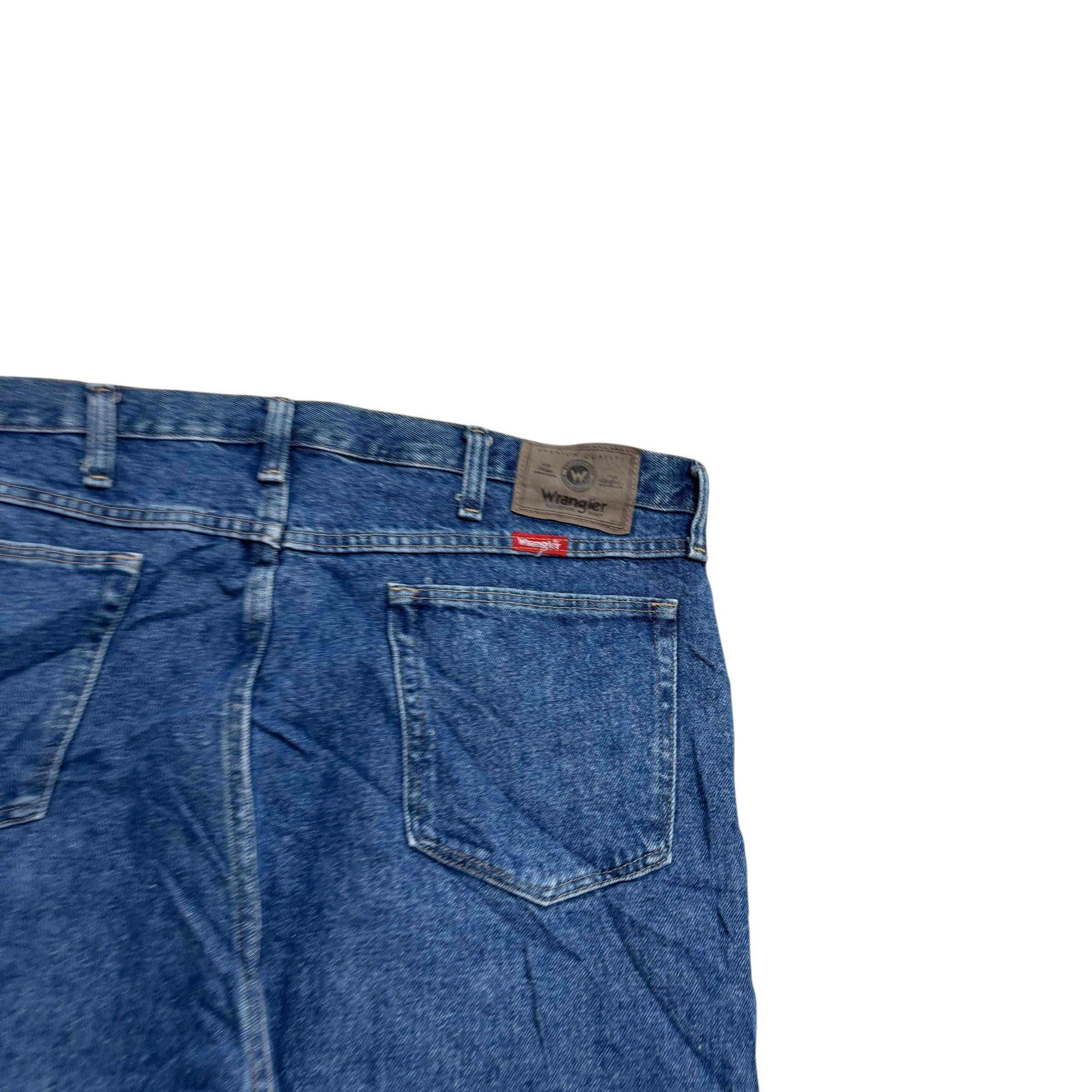 Wrangler Jeans W40 L32 Mens Mid Blue Regular Straight Fit Vintage Denim (E)