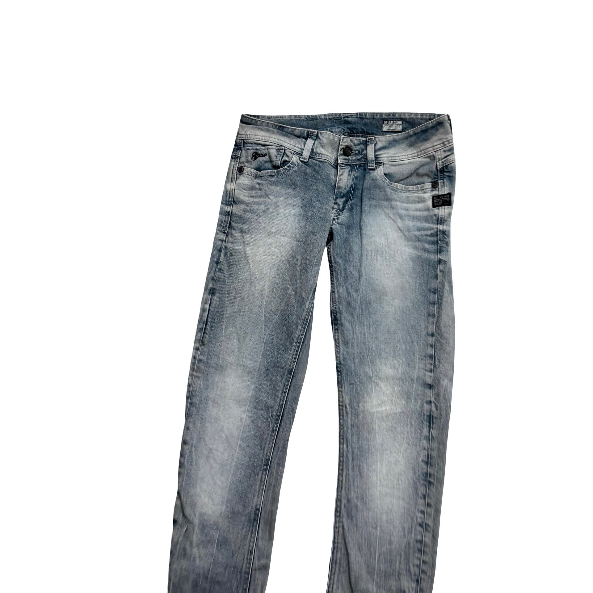 G Star Raw Lynn Skinny Jeans W30 L33 Womens Blue Stretch Denim