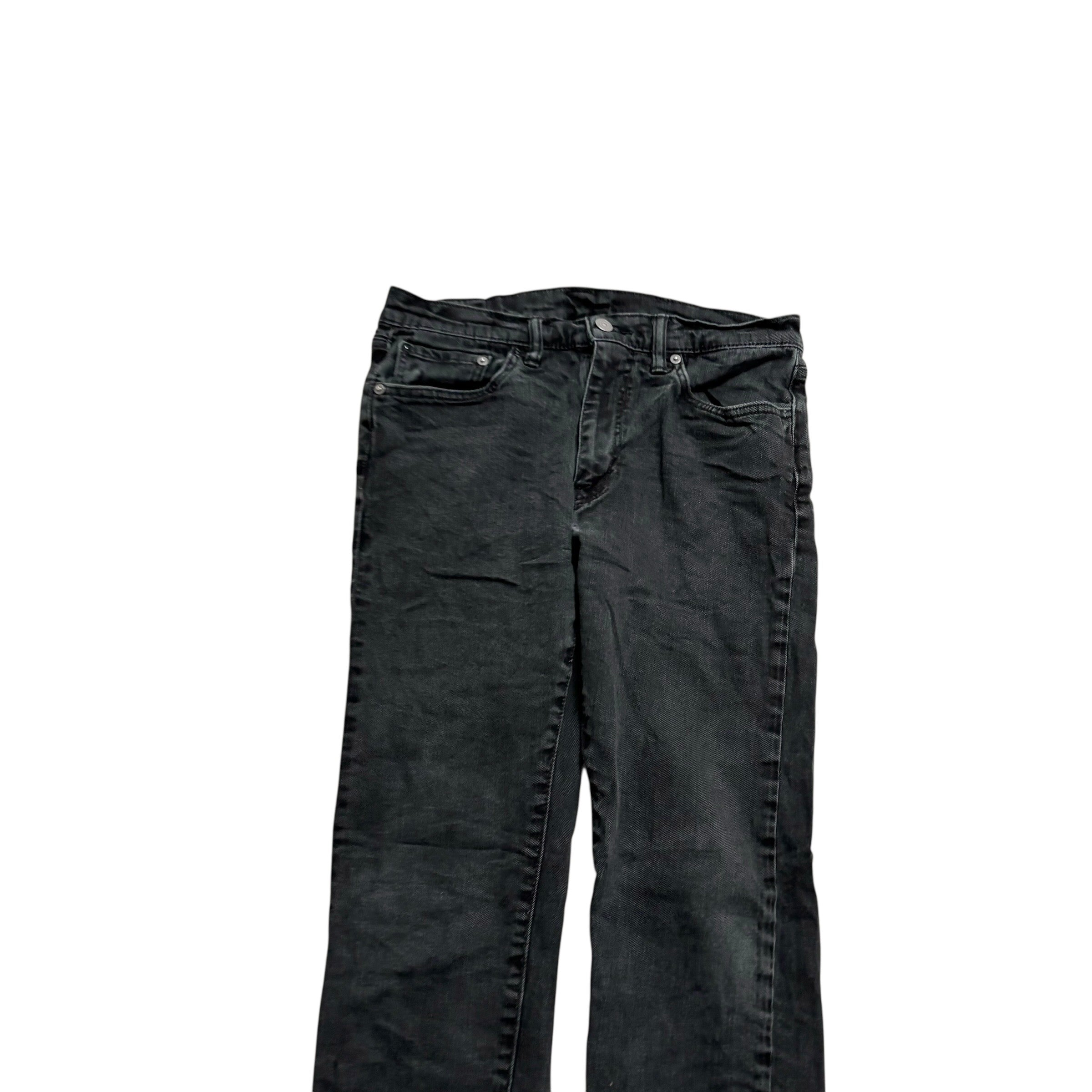 Levis 513 Jeans W30 L30 Mens Black Slim Straight Fit Stretch Denim