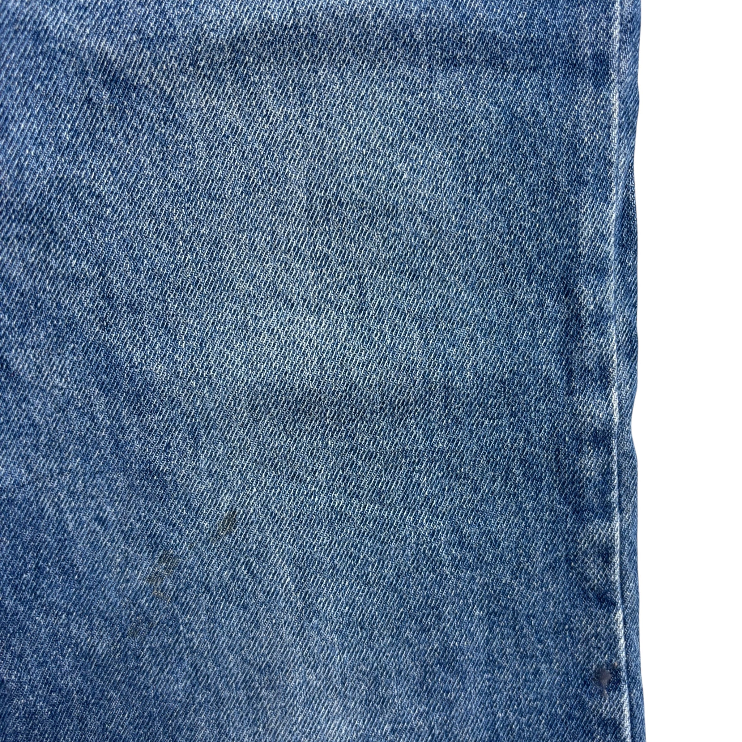 Lee Jeans W36 L30 Mens Mid Blue Regular Straight Fit Vintage Denim