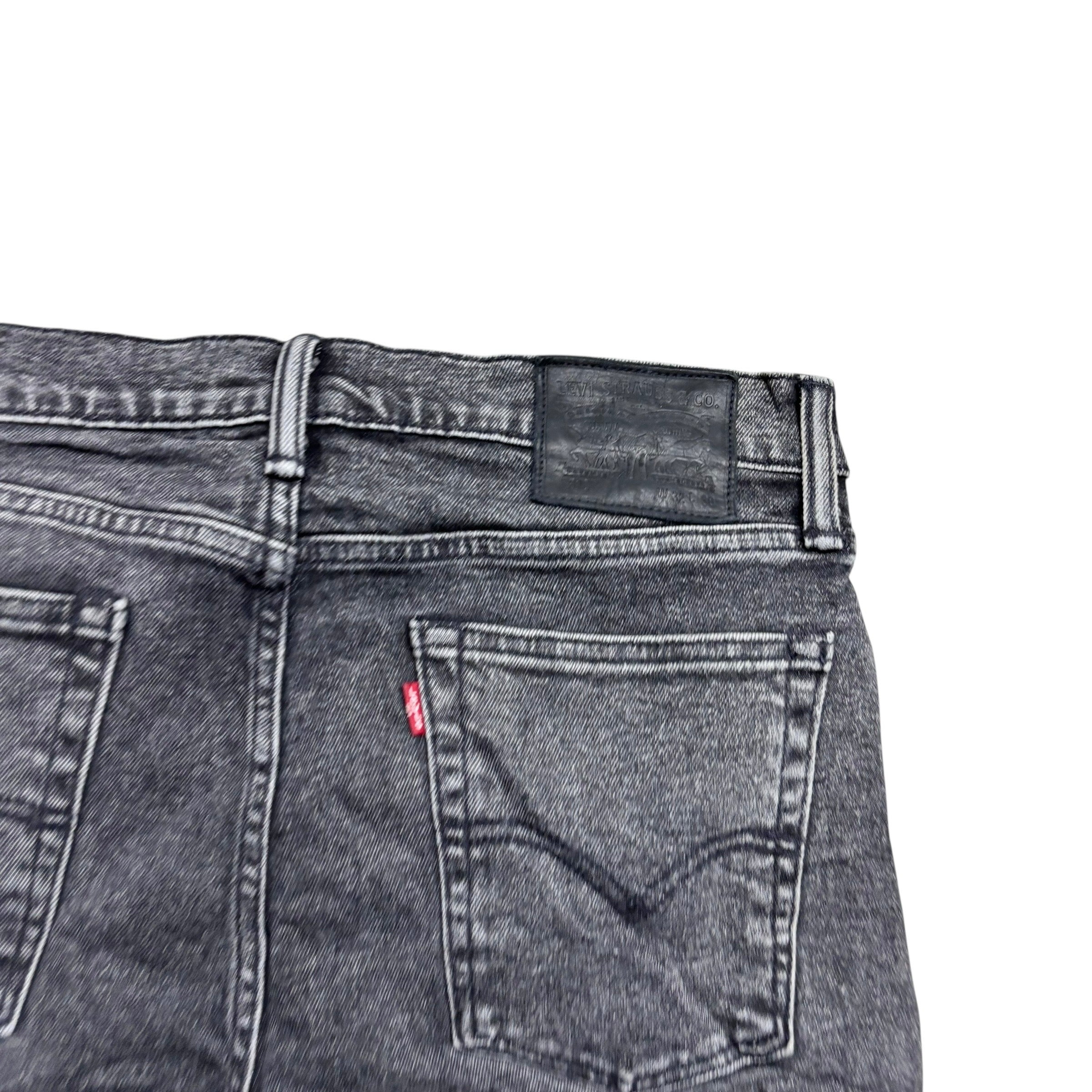 Levis 510 Jeans W32 L29 Mens Grey Skinny Fit Stretch Denim (E)