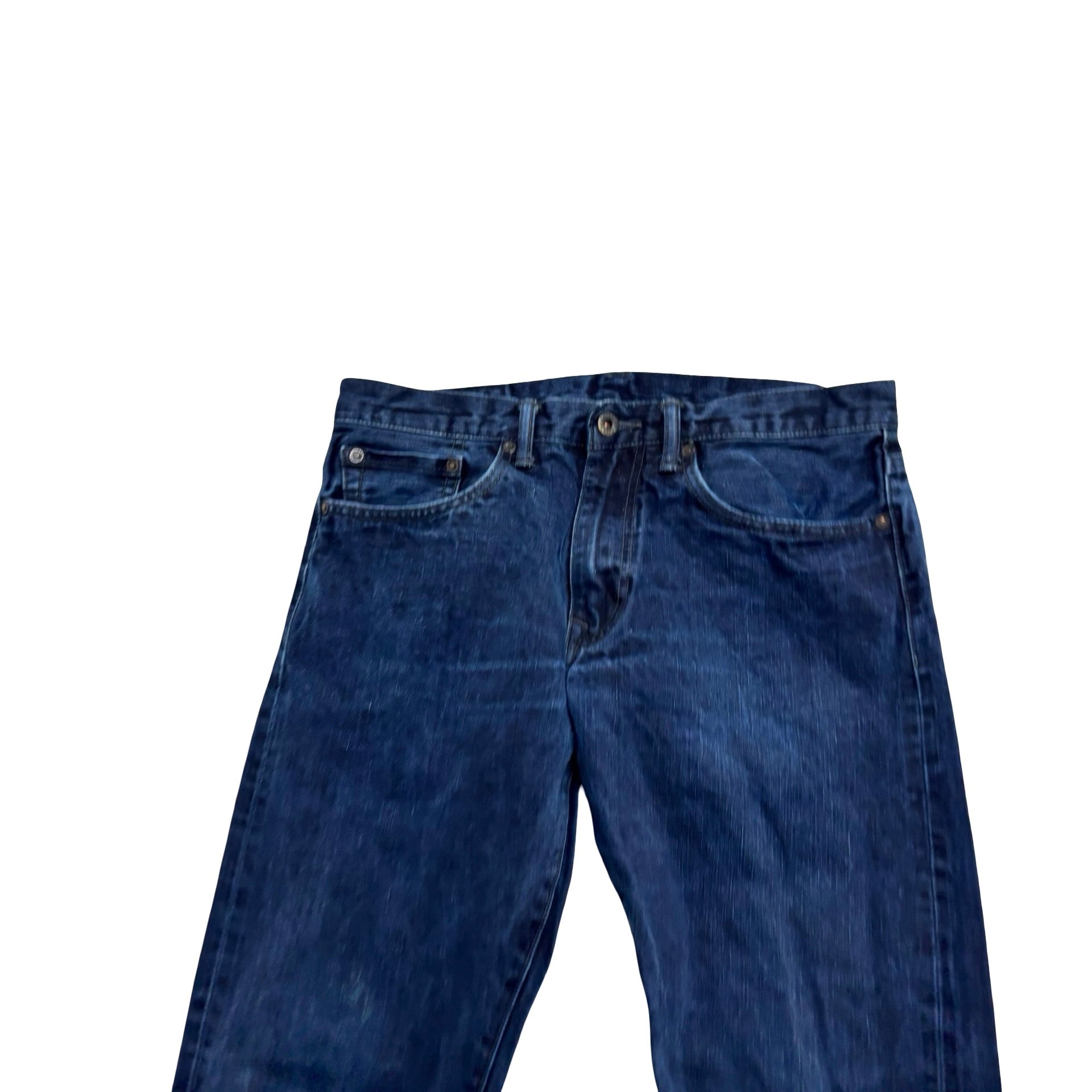 Levis Matchstick Jeans W32 L31 Mens Navy Blue Slim Fit Vintage Denim
