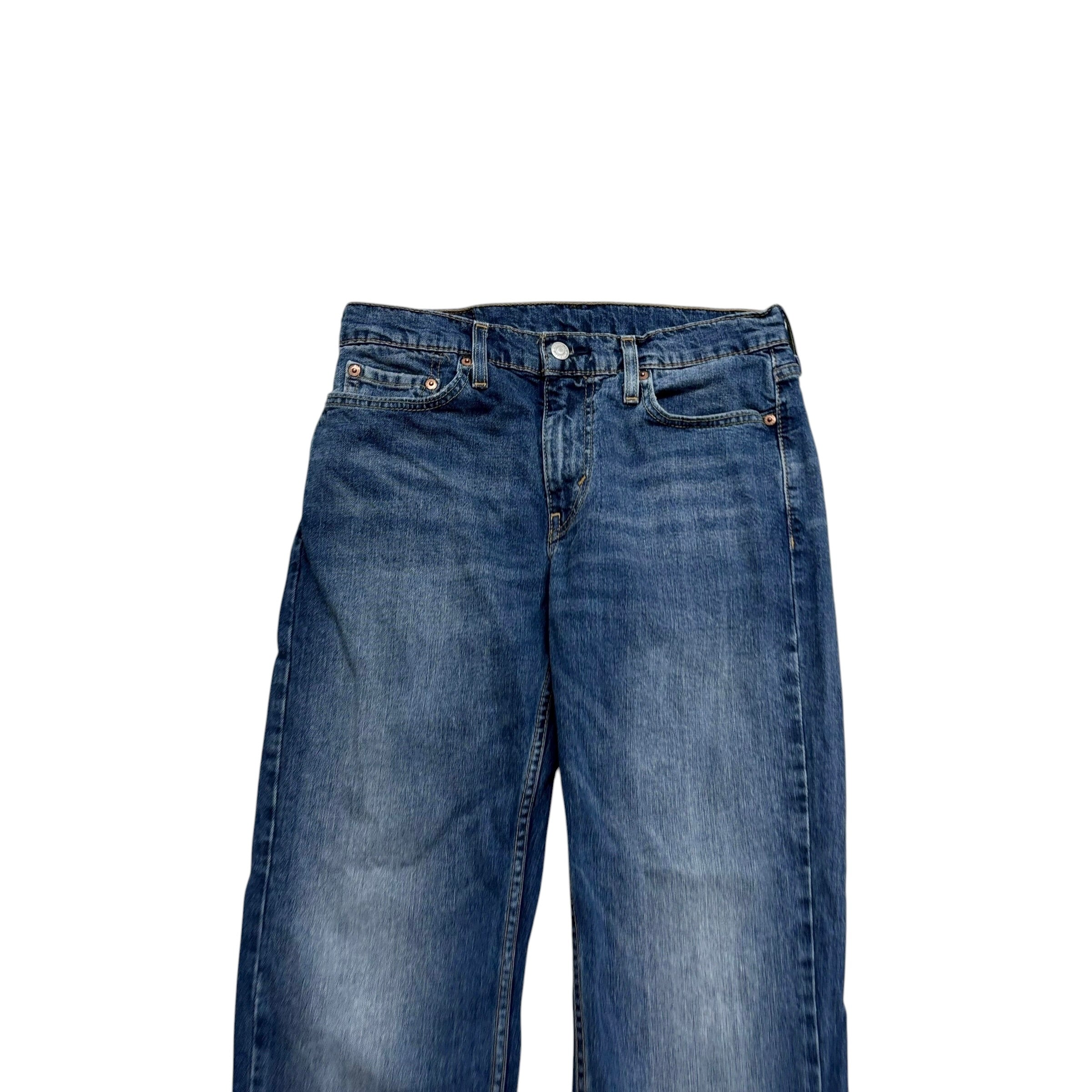 Levis 514 Jeans W30 L25 Mens Mid Blue Regular Straight Fit Stretch Denim