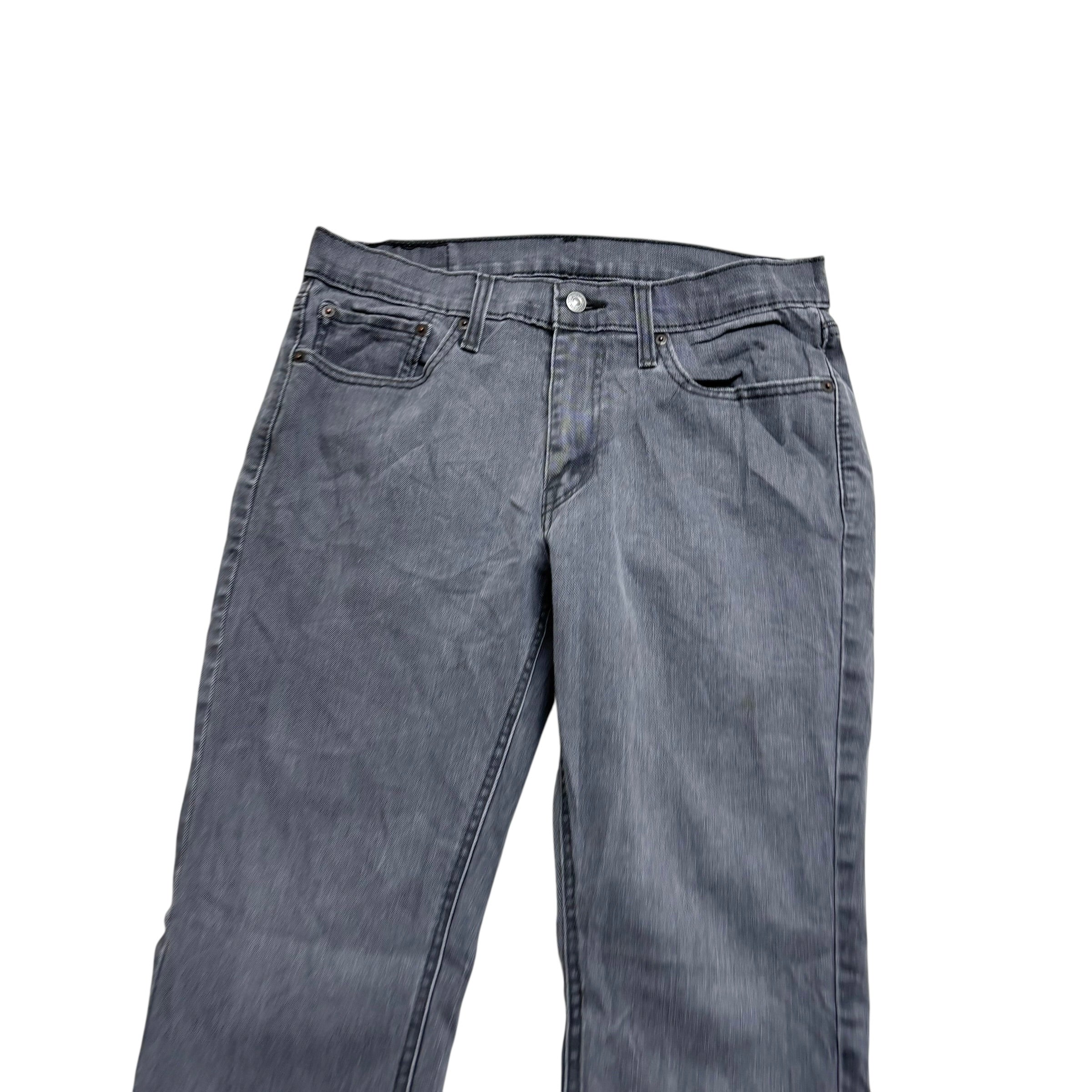 Levis 541 Jeans W32 L30 Mens Grey Athletic Tapered Fit Stretch Denim