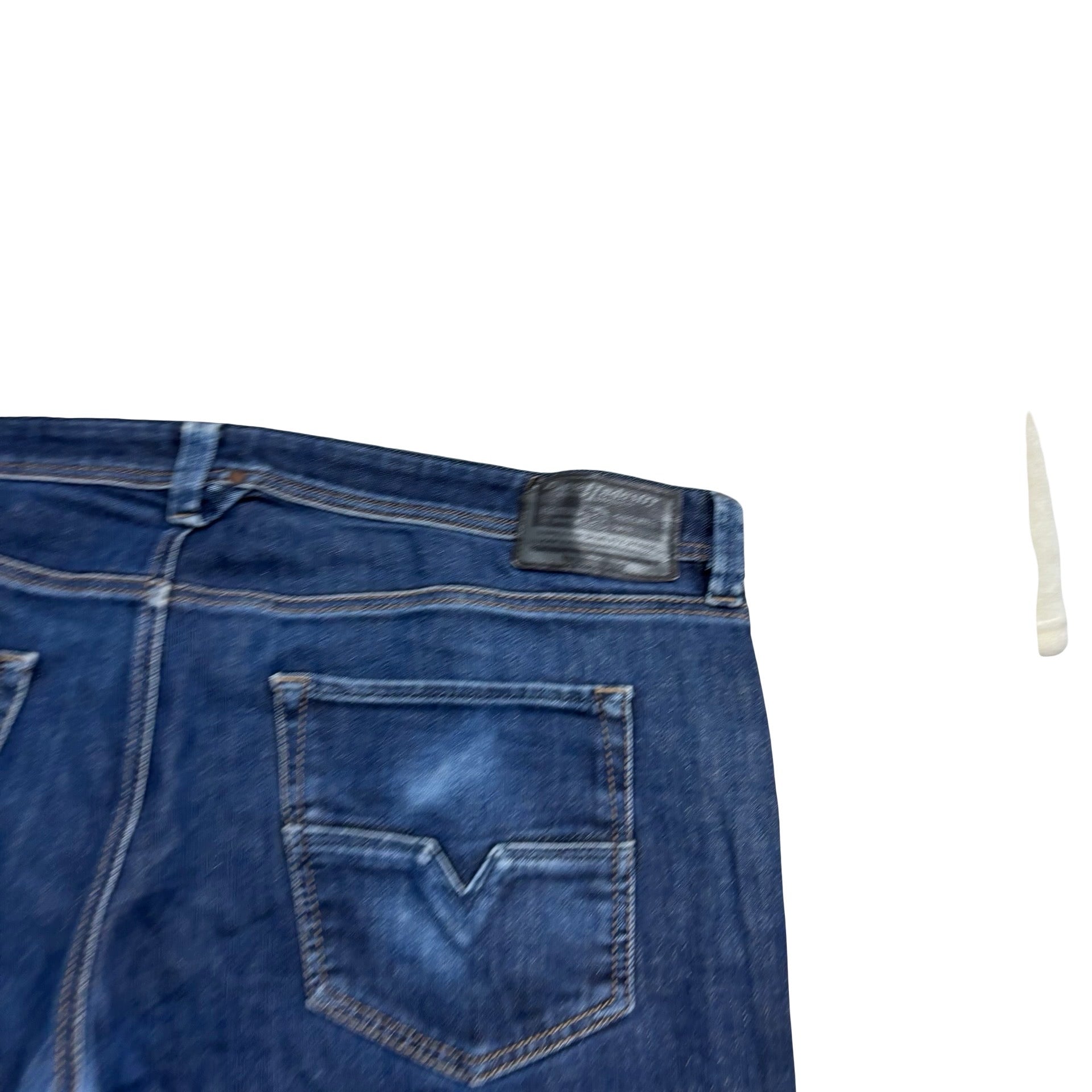 Diesel Larkee Beex Jeans W40 L34 Mens Dark Blue Regular Tapered Fit Stretch