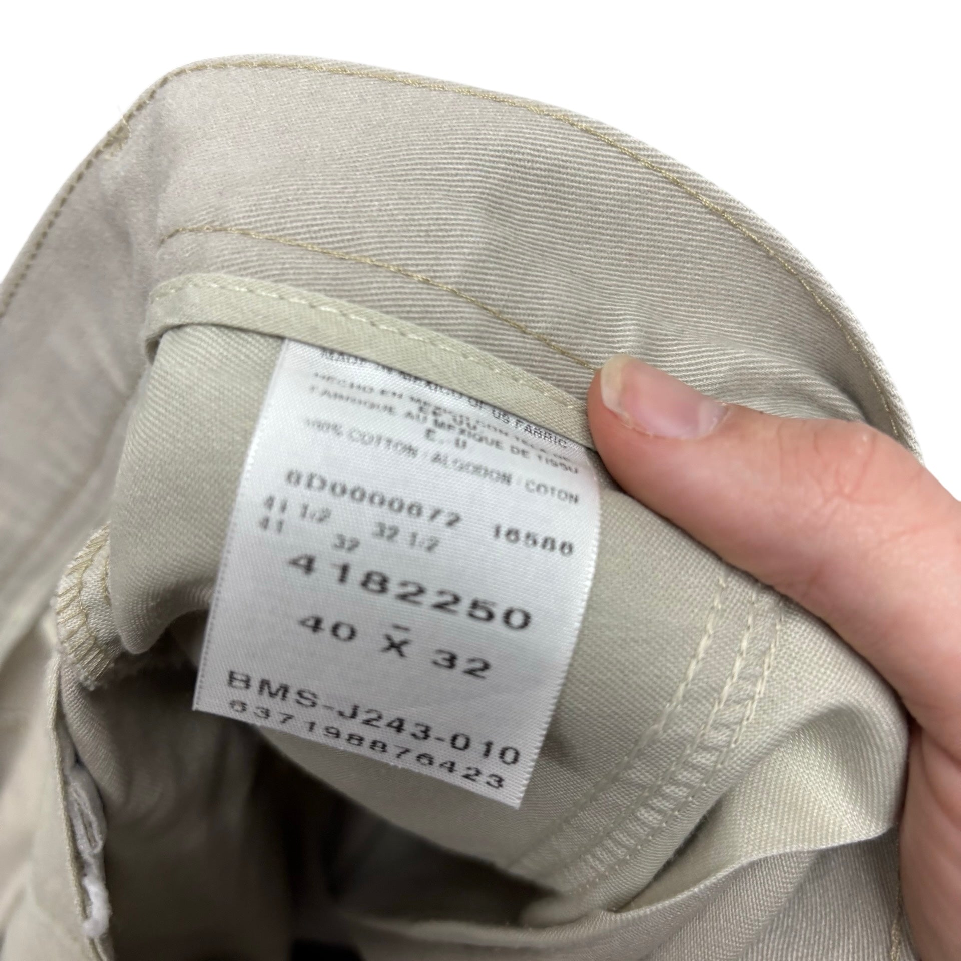 Lee Trousers W40 L32 Mens Beige Relaxed Straight Fit Vintage Pants