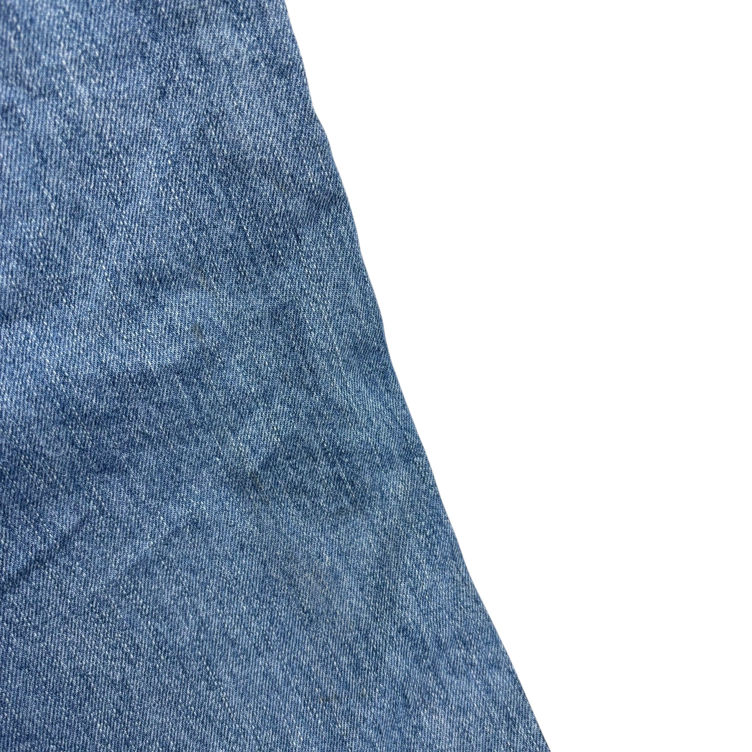 Levis 550 Jeans W38 L34 Mens Mid Blue Baggy Relaxed Straight Fit Denim